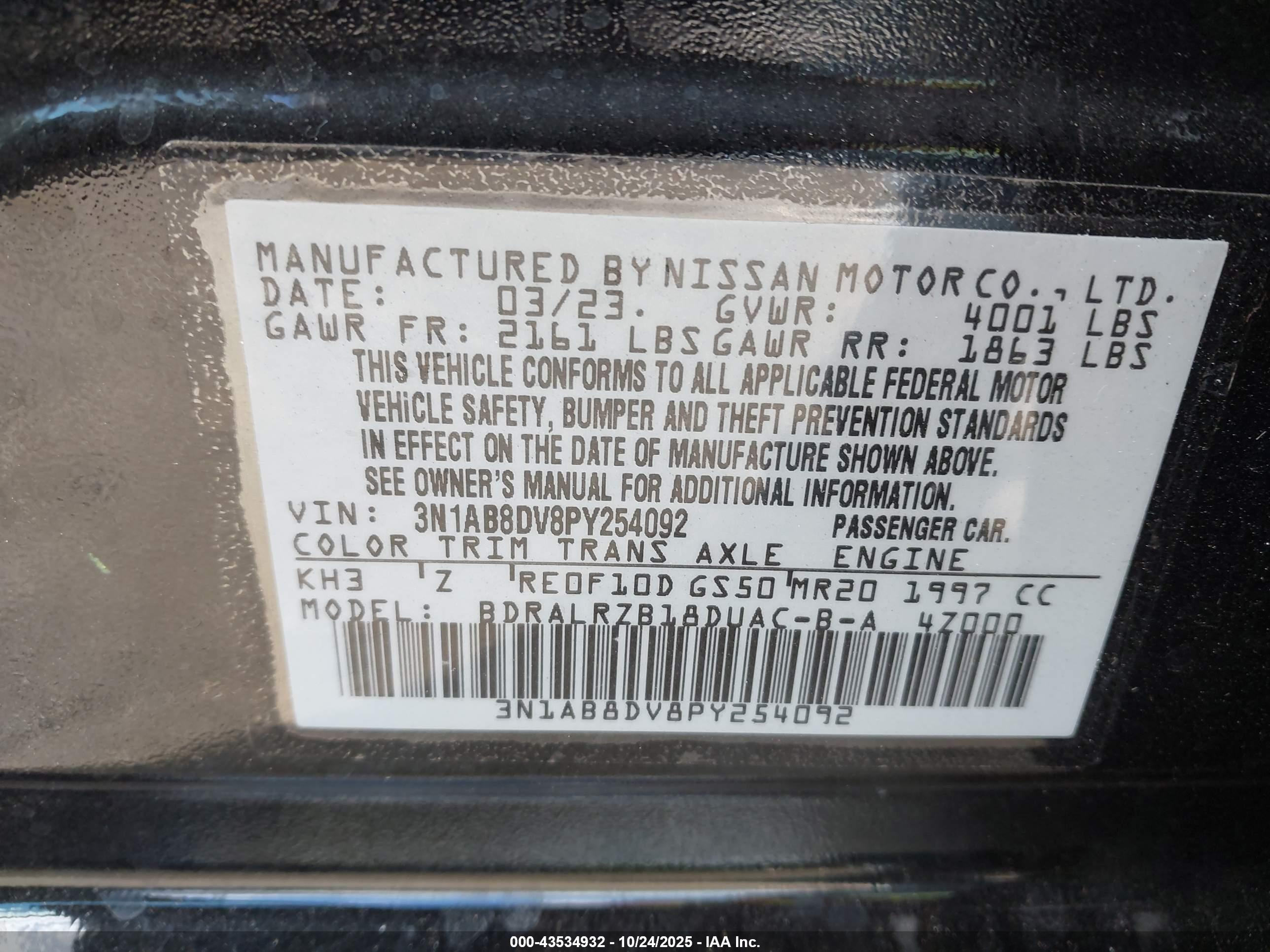 NISSAN SENTRA image 9