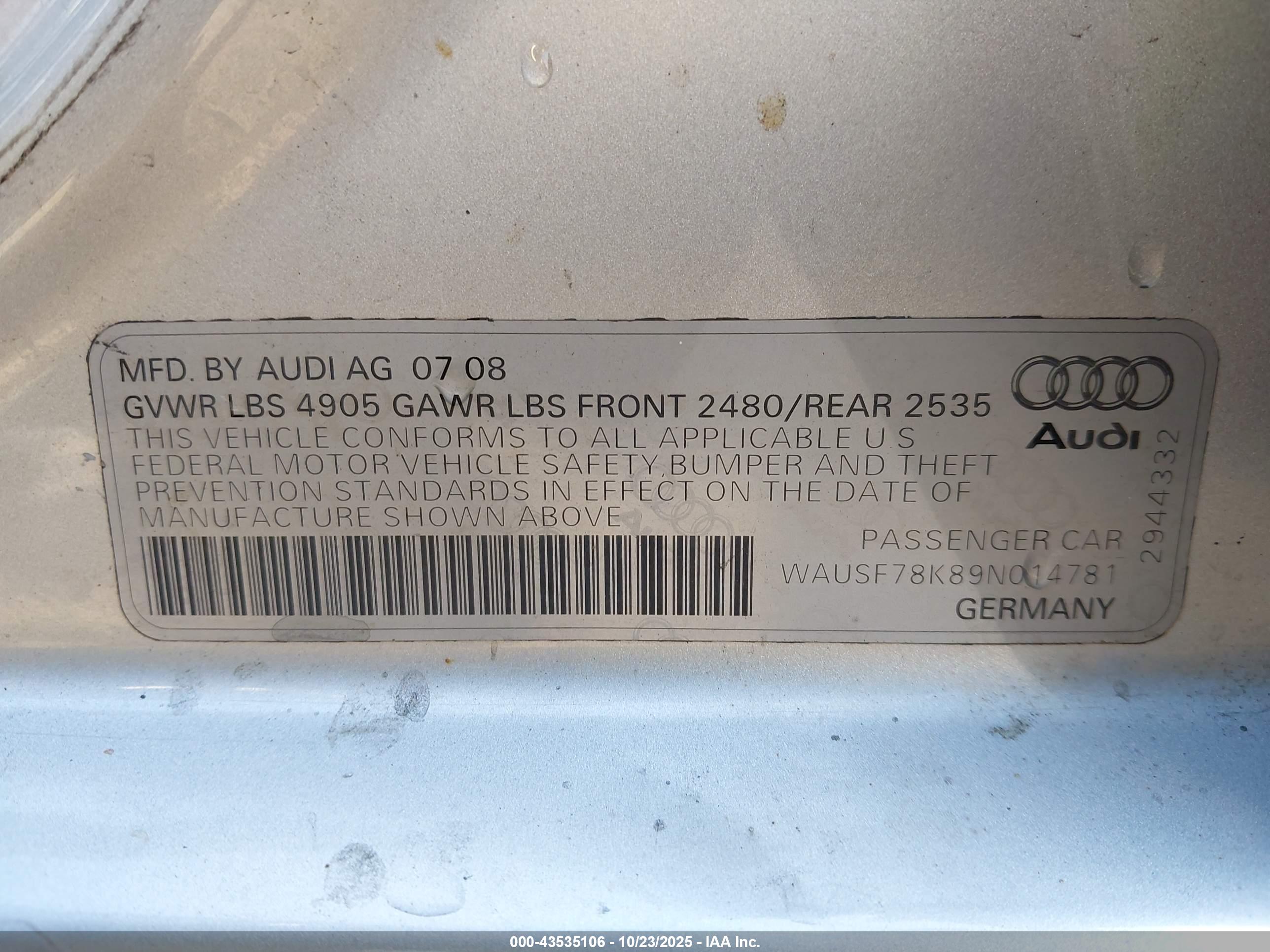AUDI A4 image 9