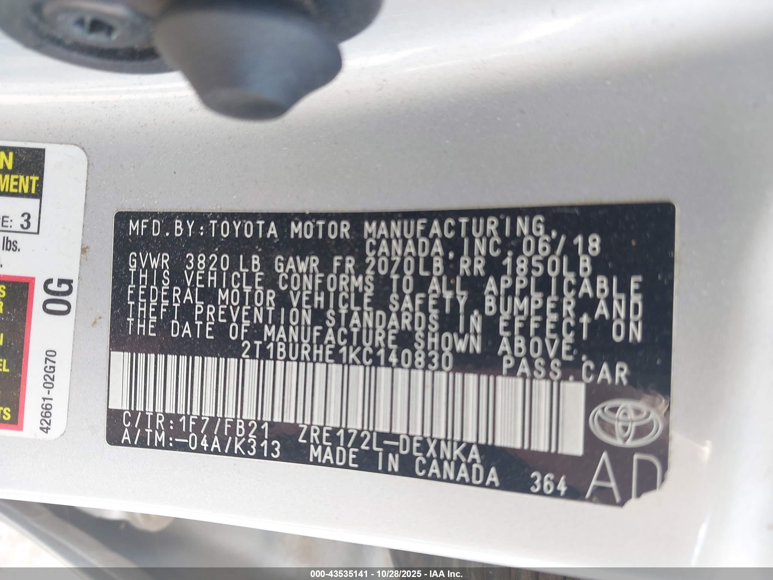 TOYOTA COROLLA image 9
