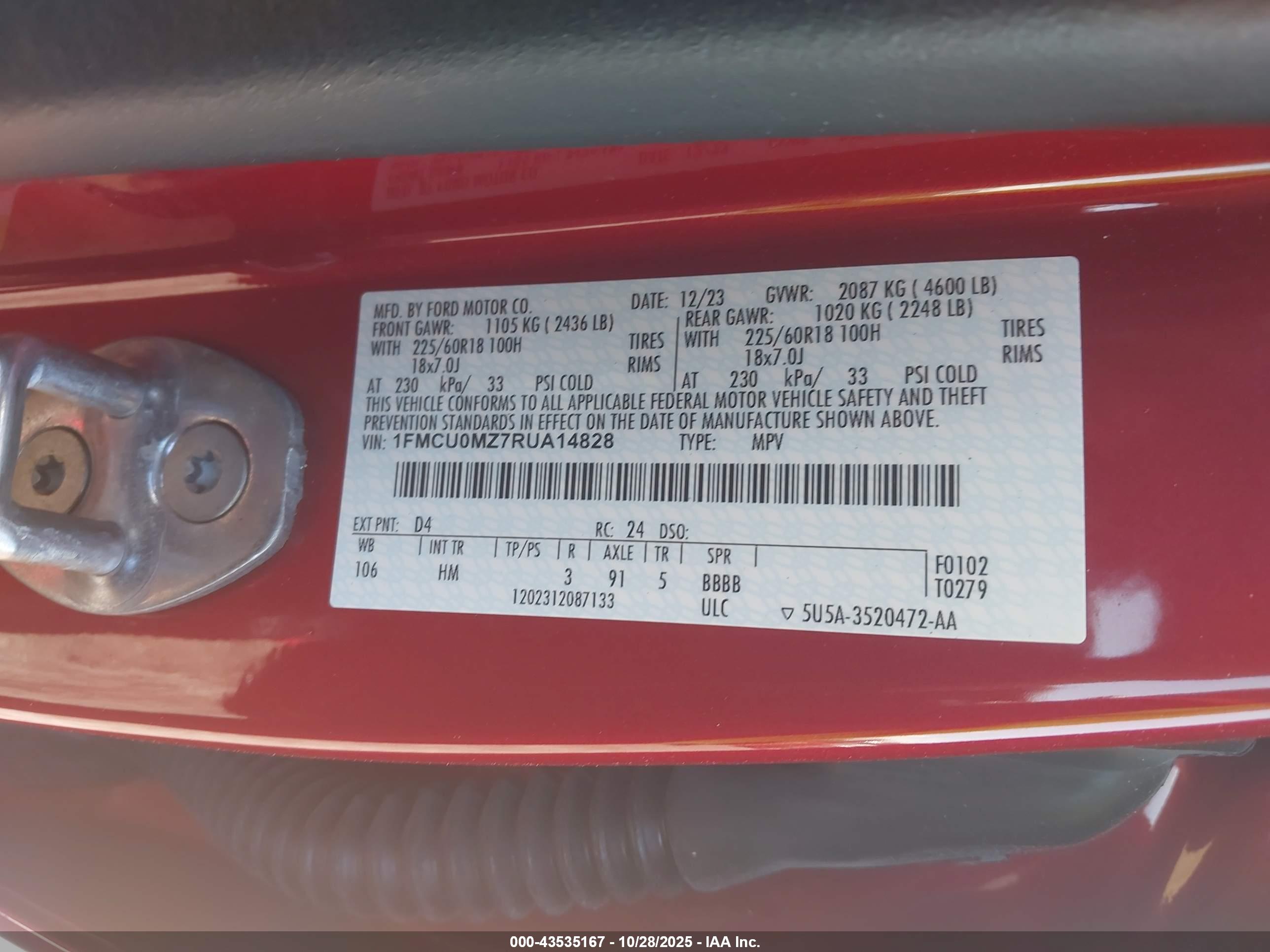 FORD ESCAPE image 9