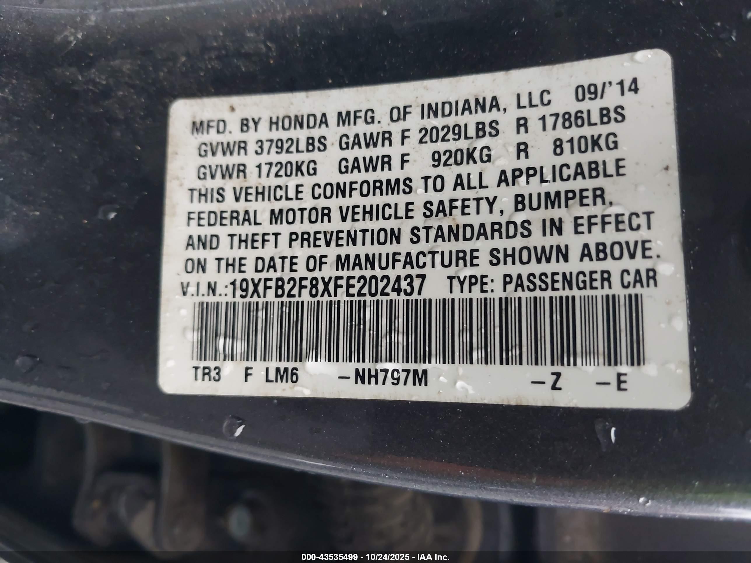 HONDA CIVIC image 9