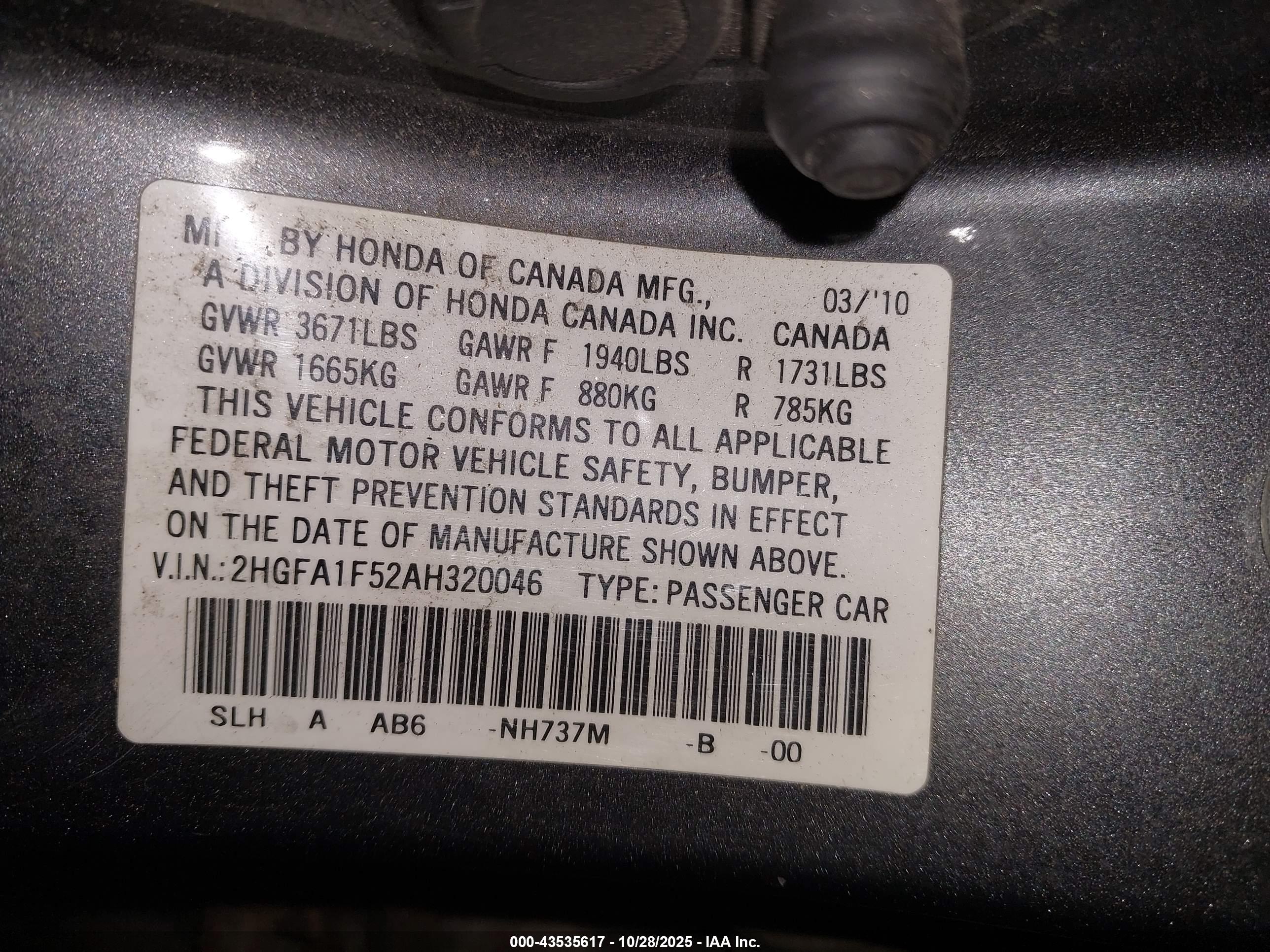 HONDA CIVIC image 9
