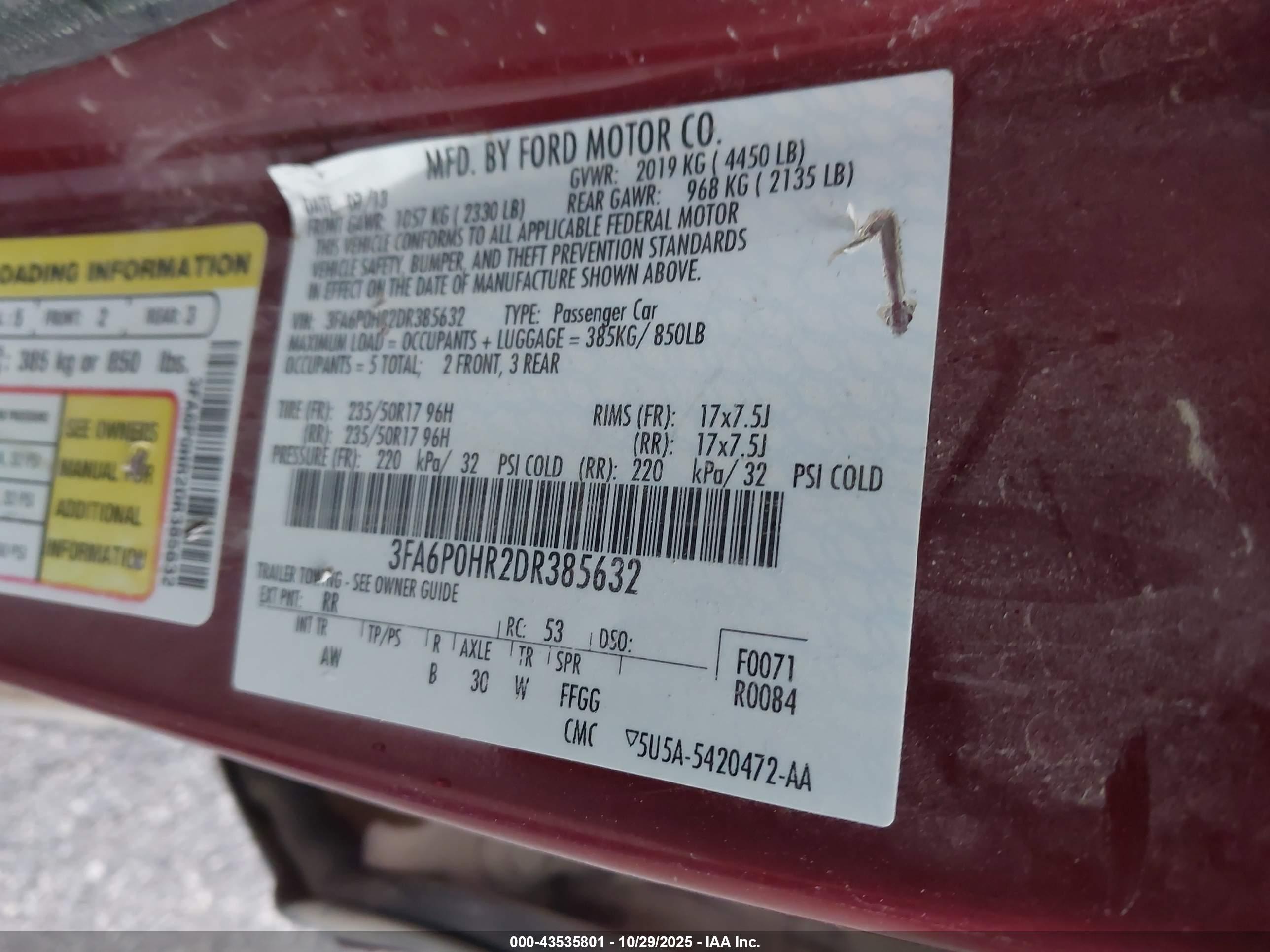 FORD FUSION image 9