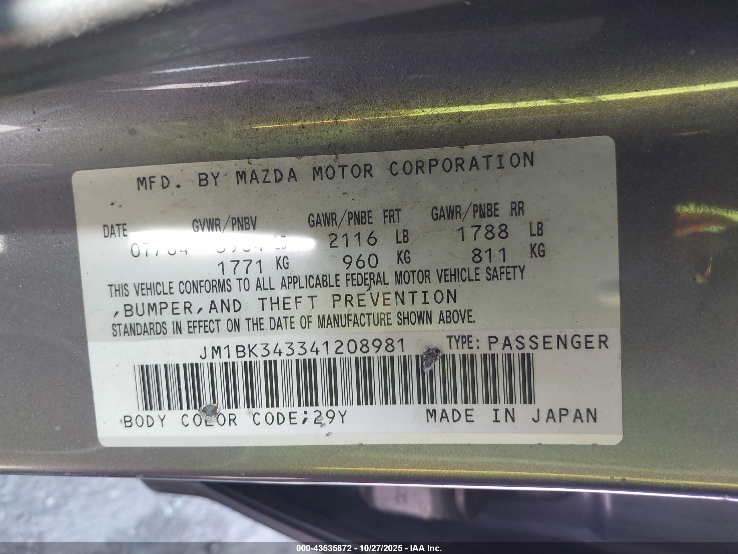 MAZDA MAZDA3 image 9