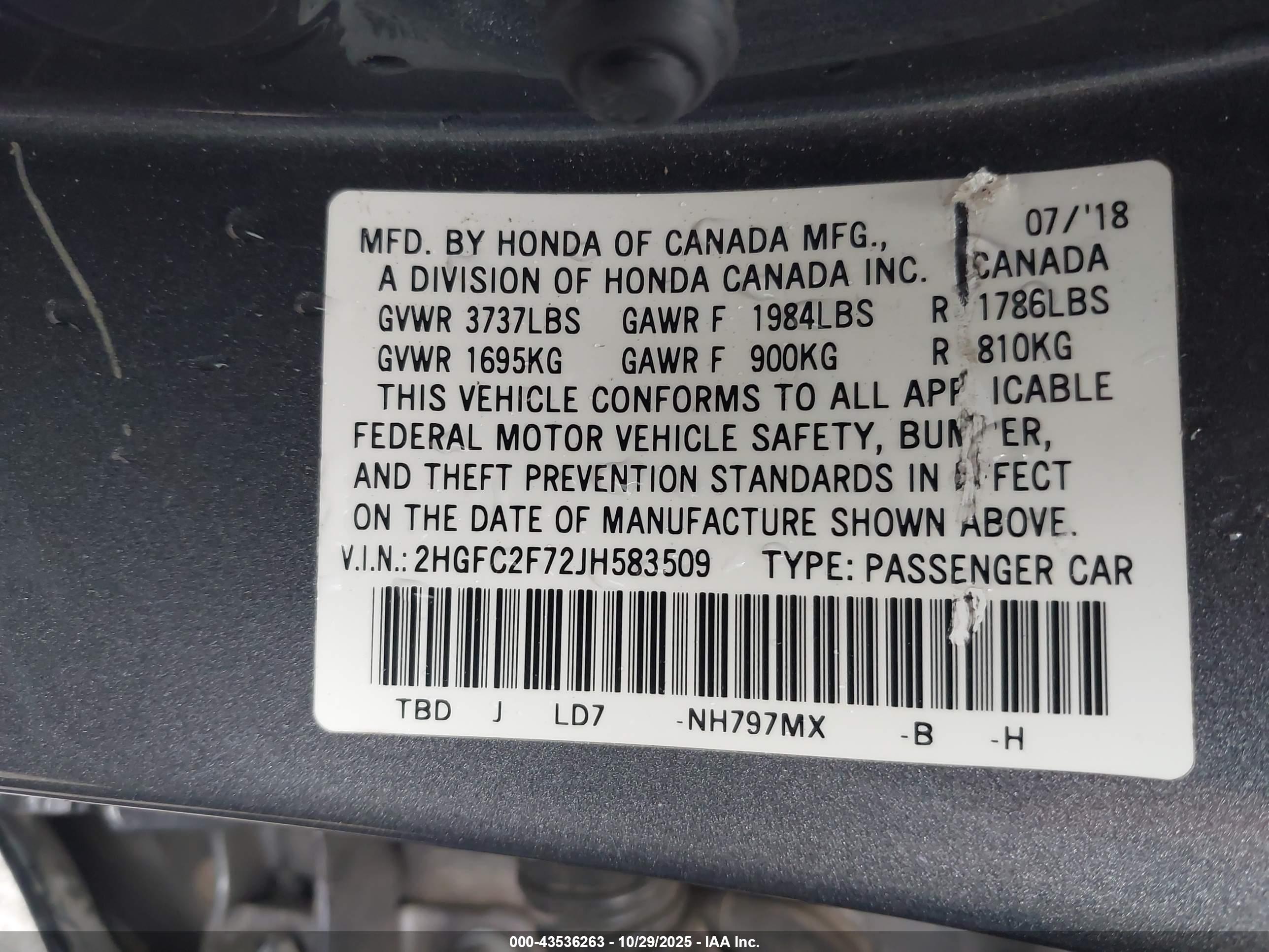 HONDA CIVIC image 9