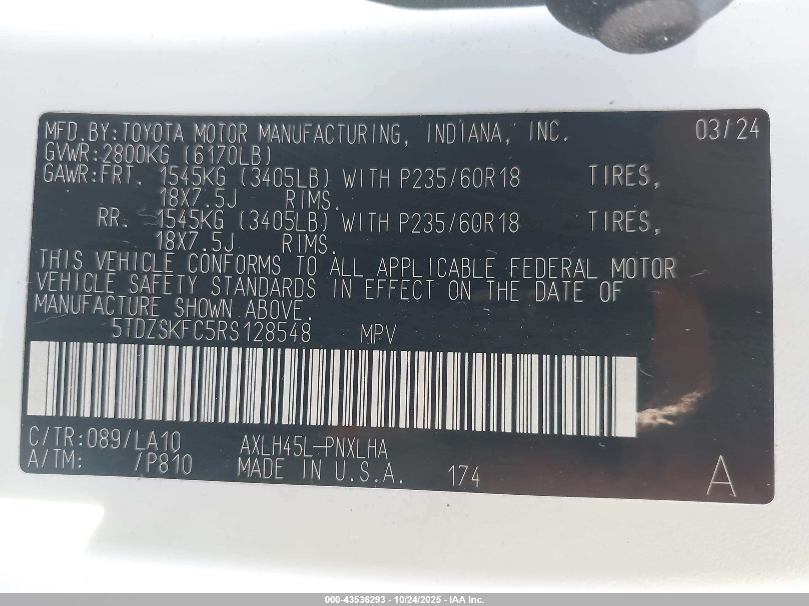 TOYOTA SIENNA image 9