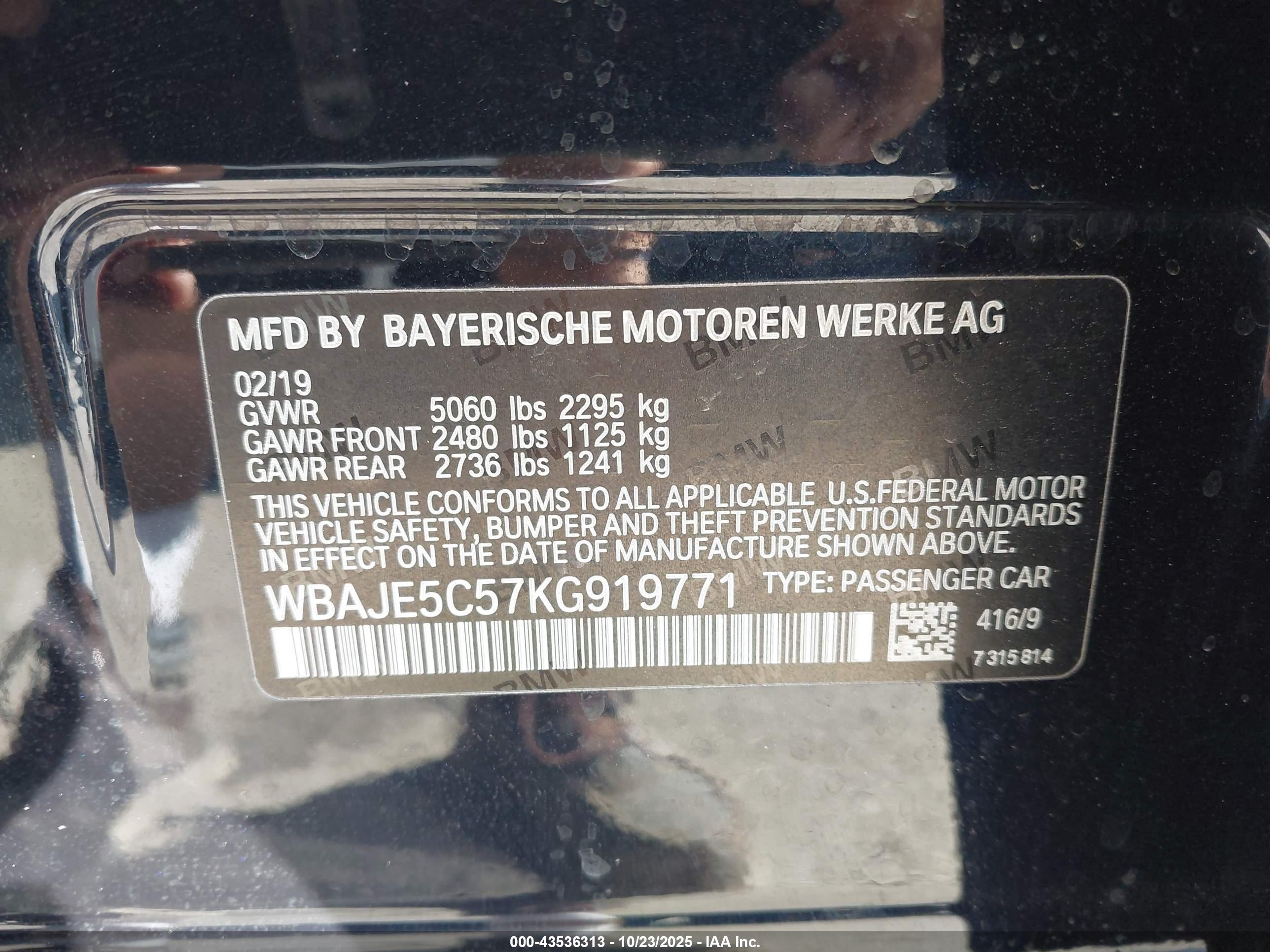 BMW 540I image 9