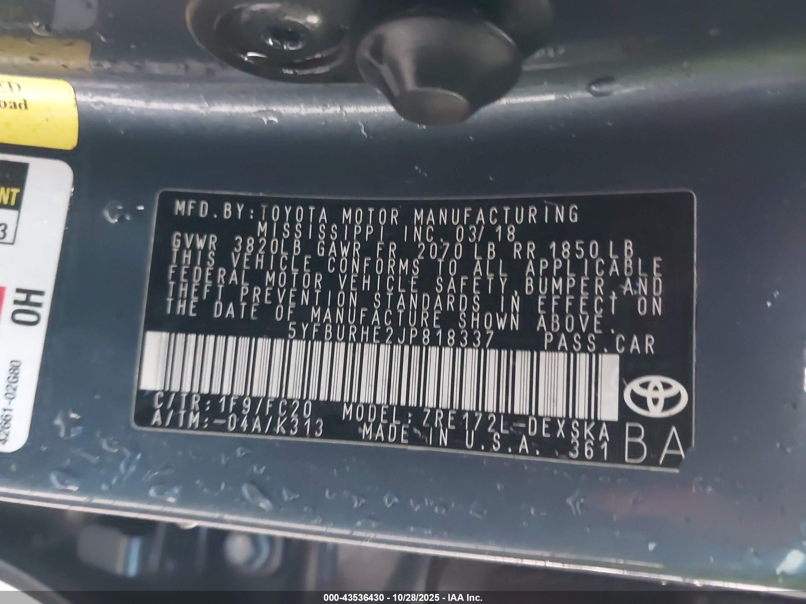 TOYOTA COROLLA image 9