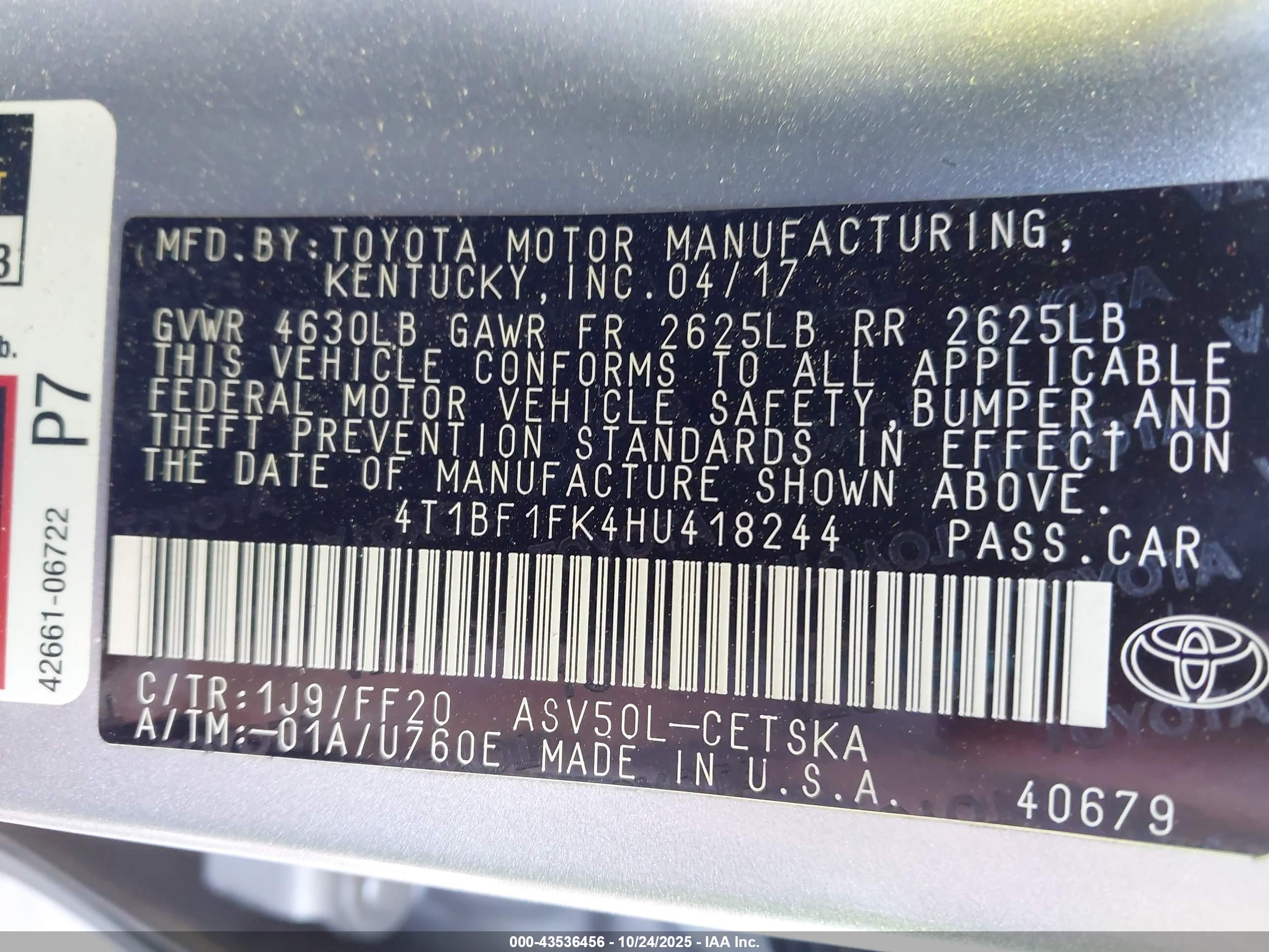 TOYOTA CAMRY image 9