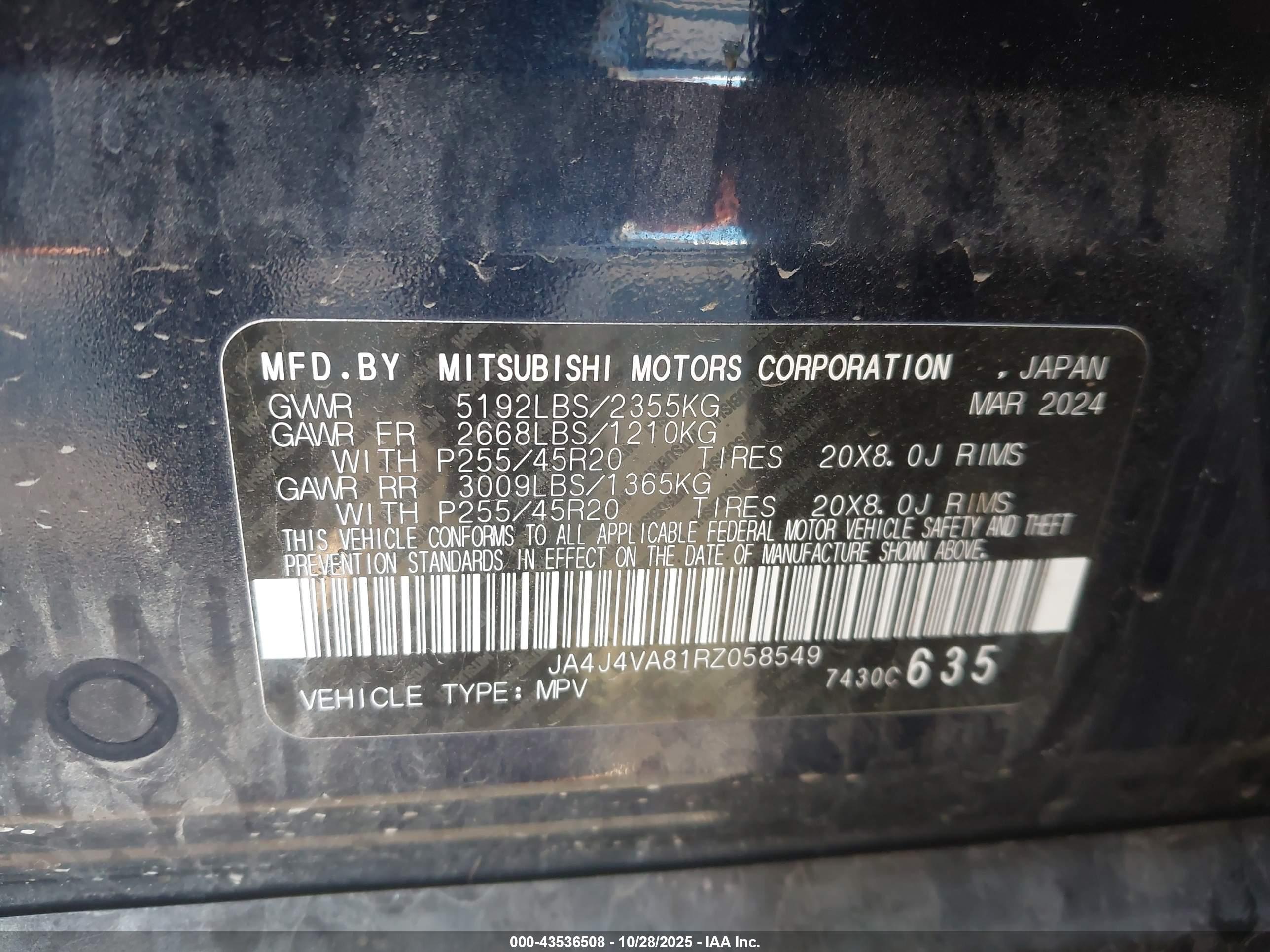 MITSUBISHI OUTLANDER image 9