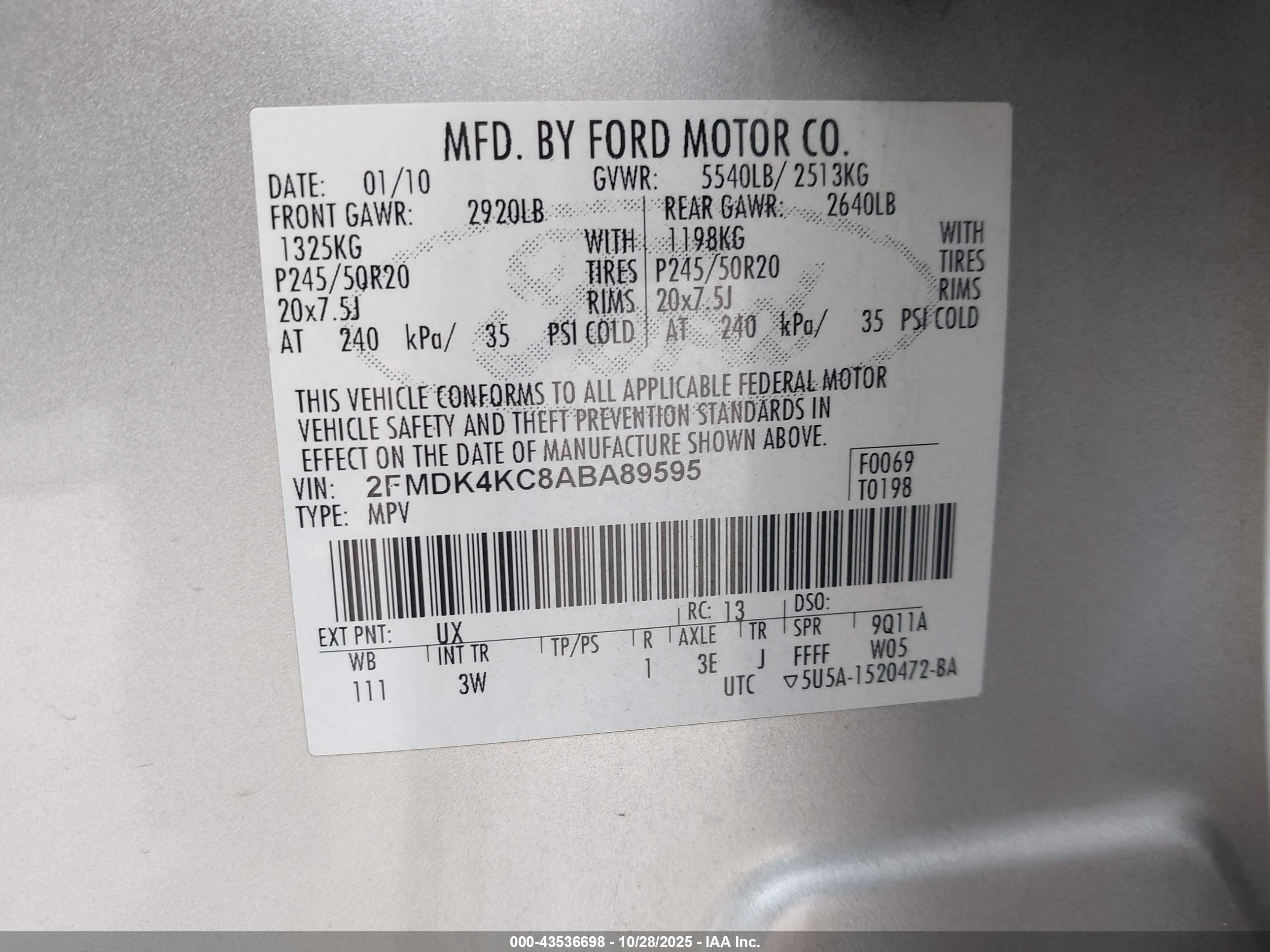 FORD EDGE image 9