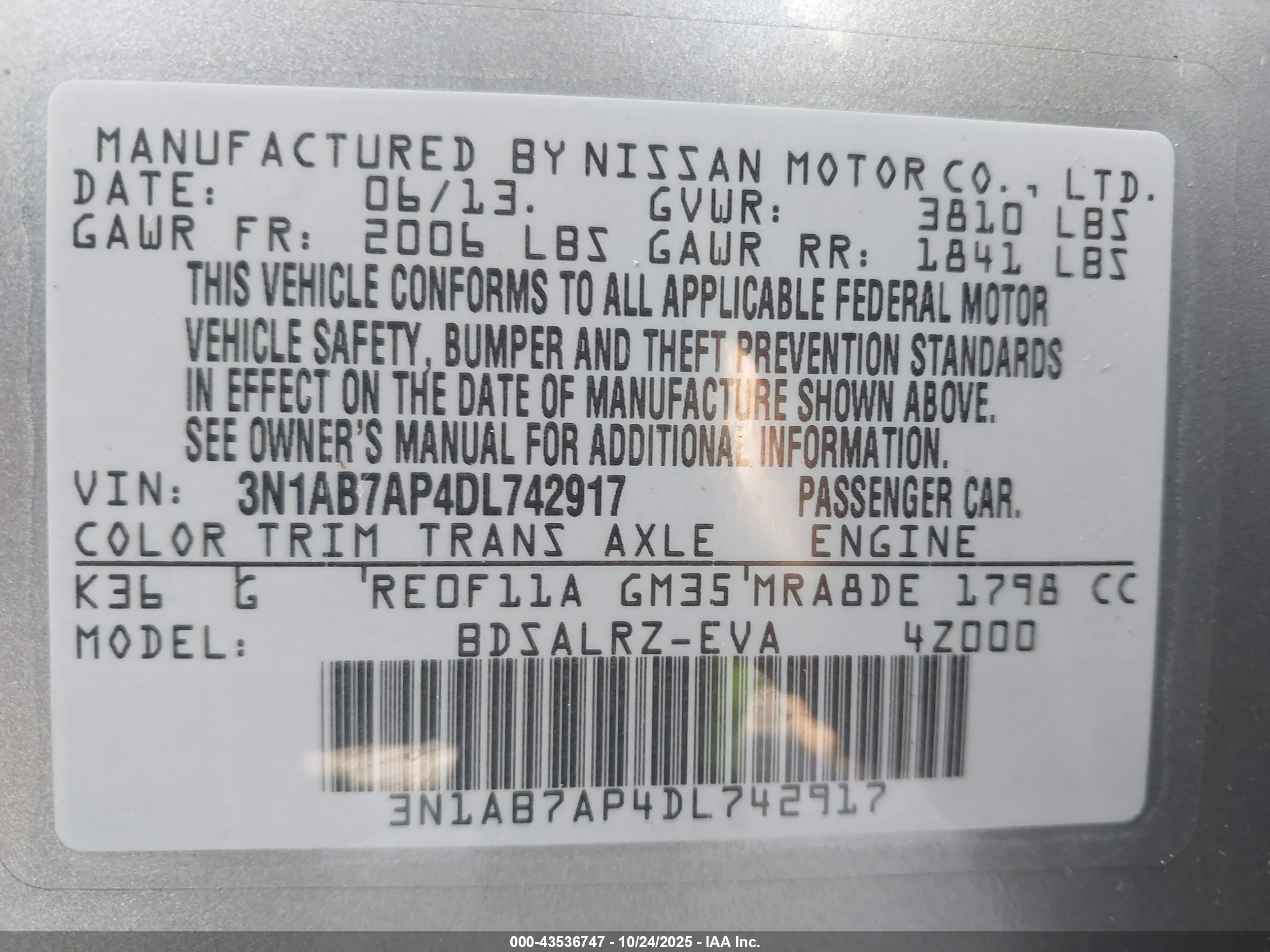 NISSAN SENTRA image 9