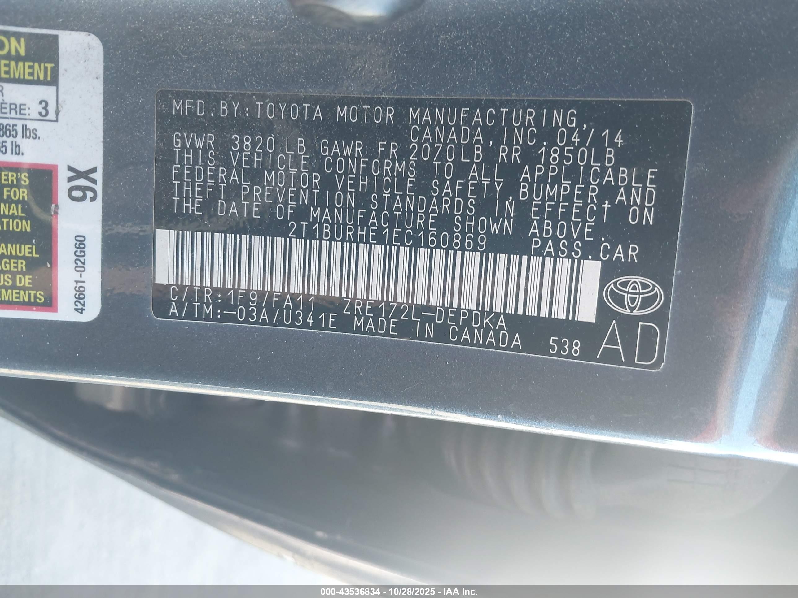 TOYOTA COROLLA image 9
