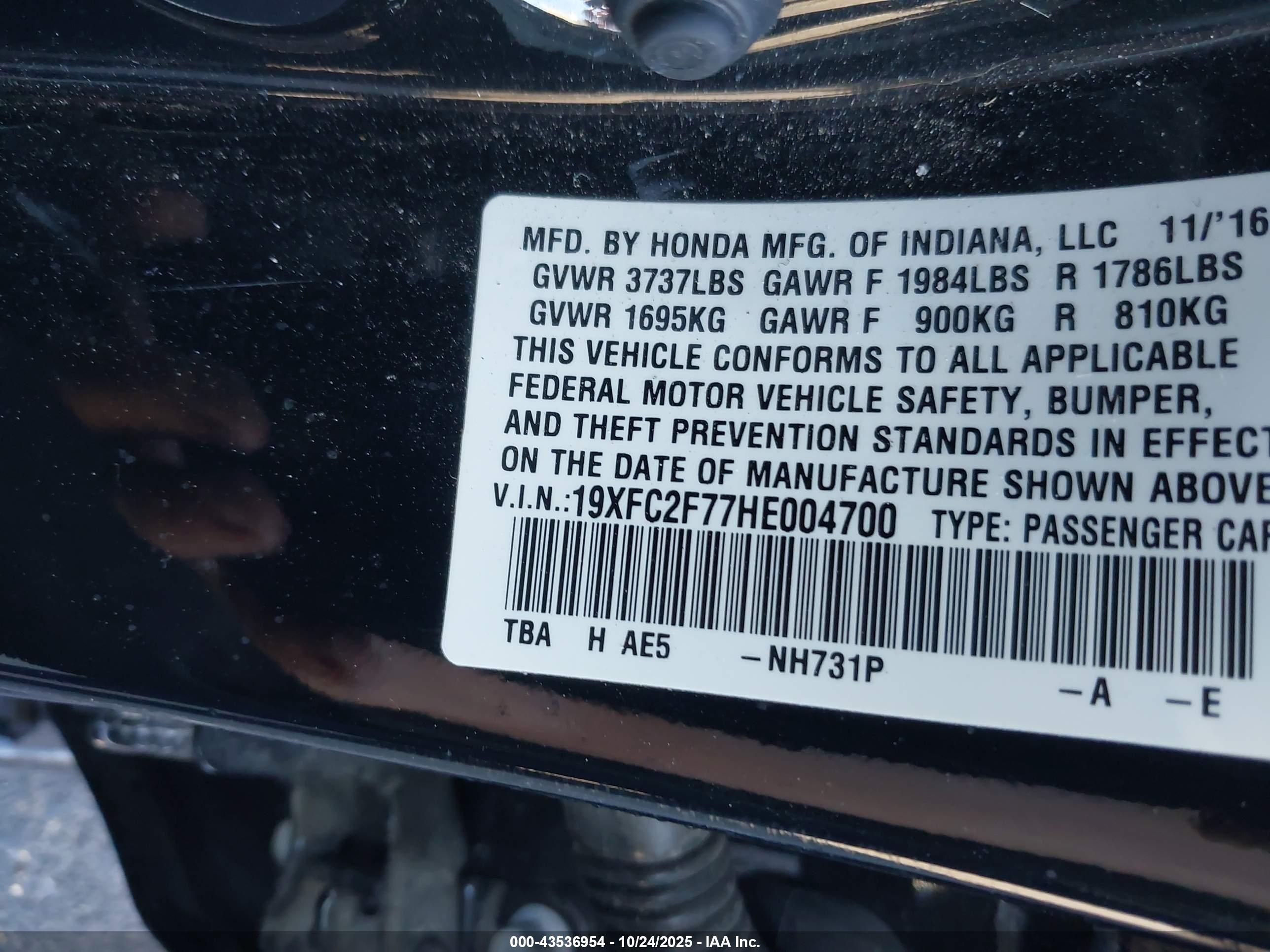 HONDA CIVIC image 9