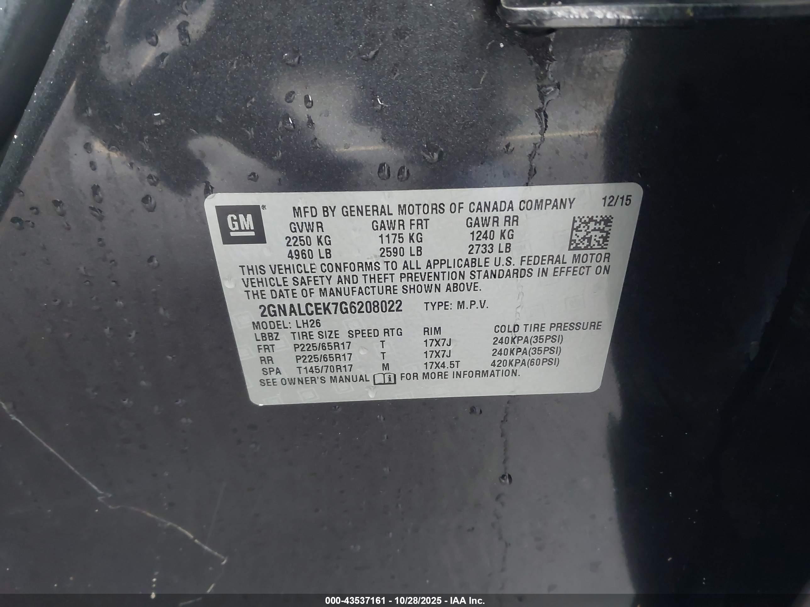 CHEVROLET EQUINOX image 9