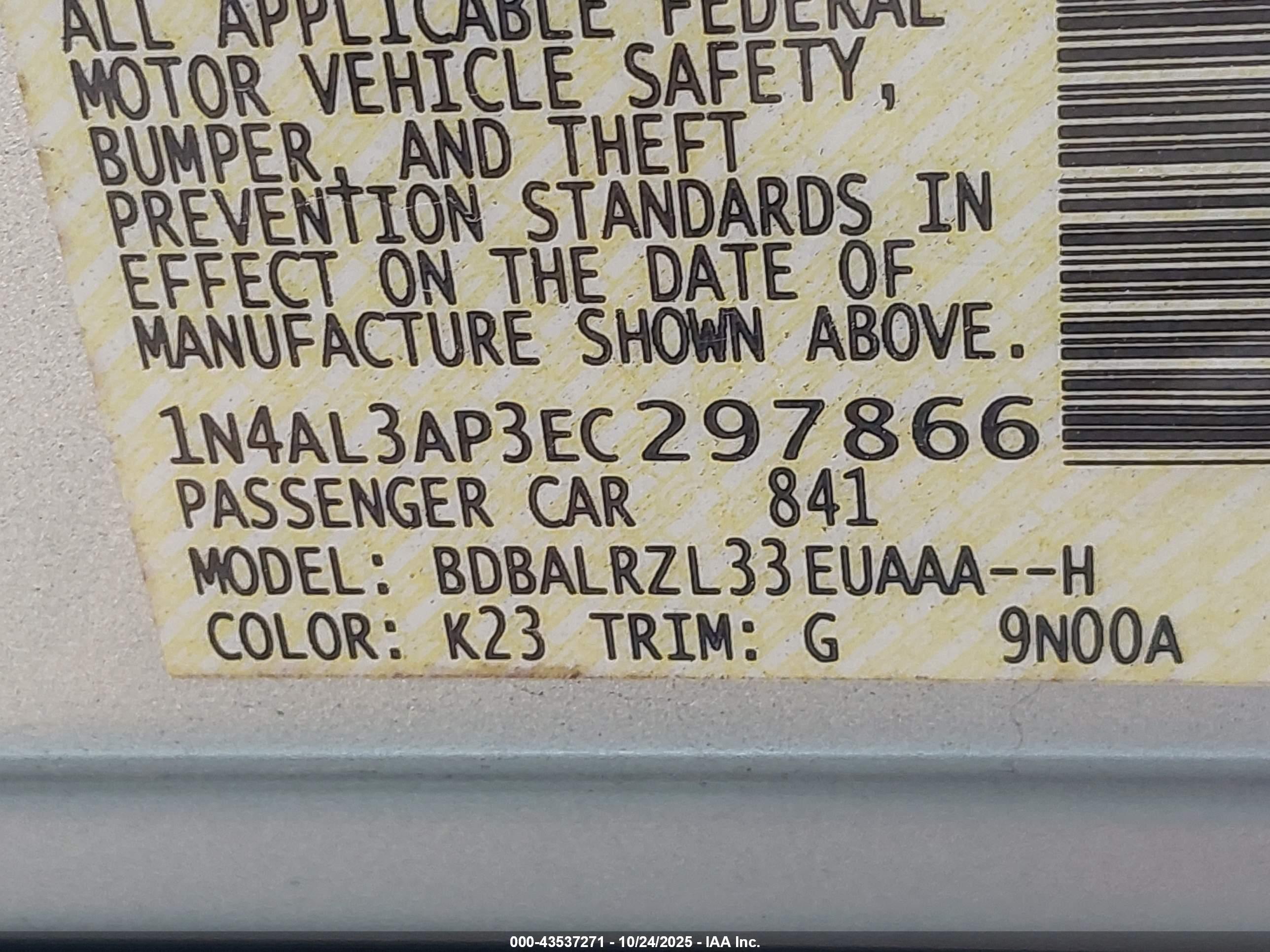 NISSAN ALTIMA image 9