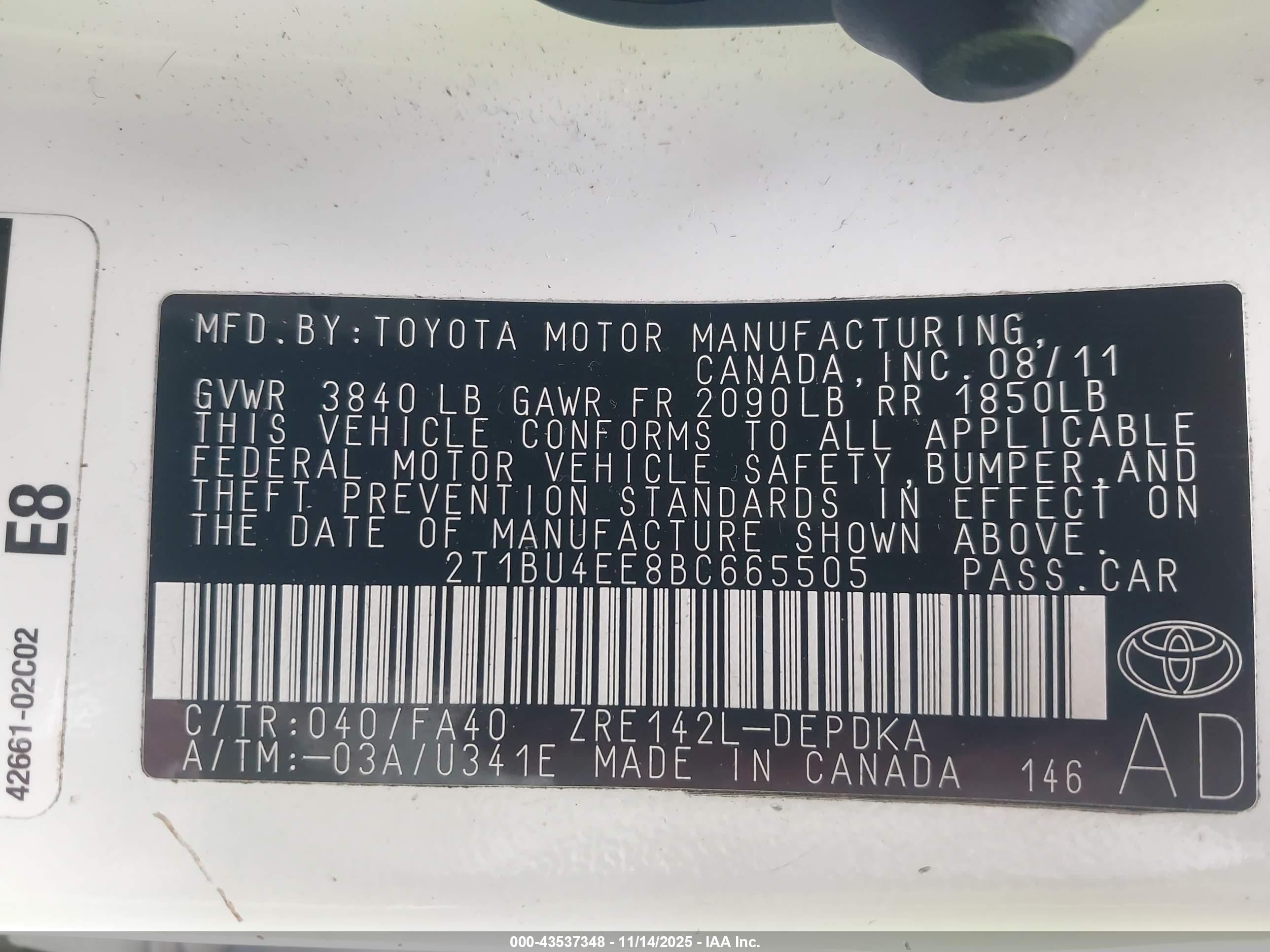 TOYOTA COROLLA image 9