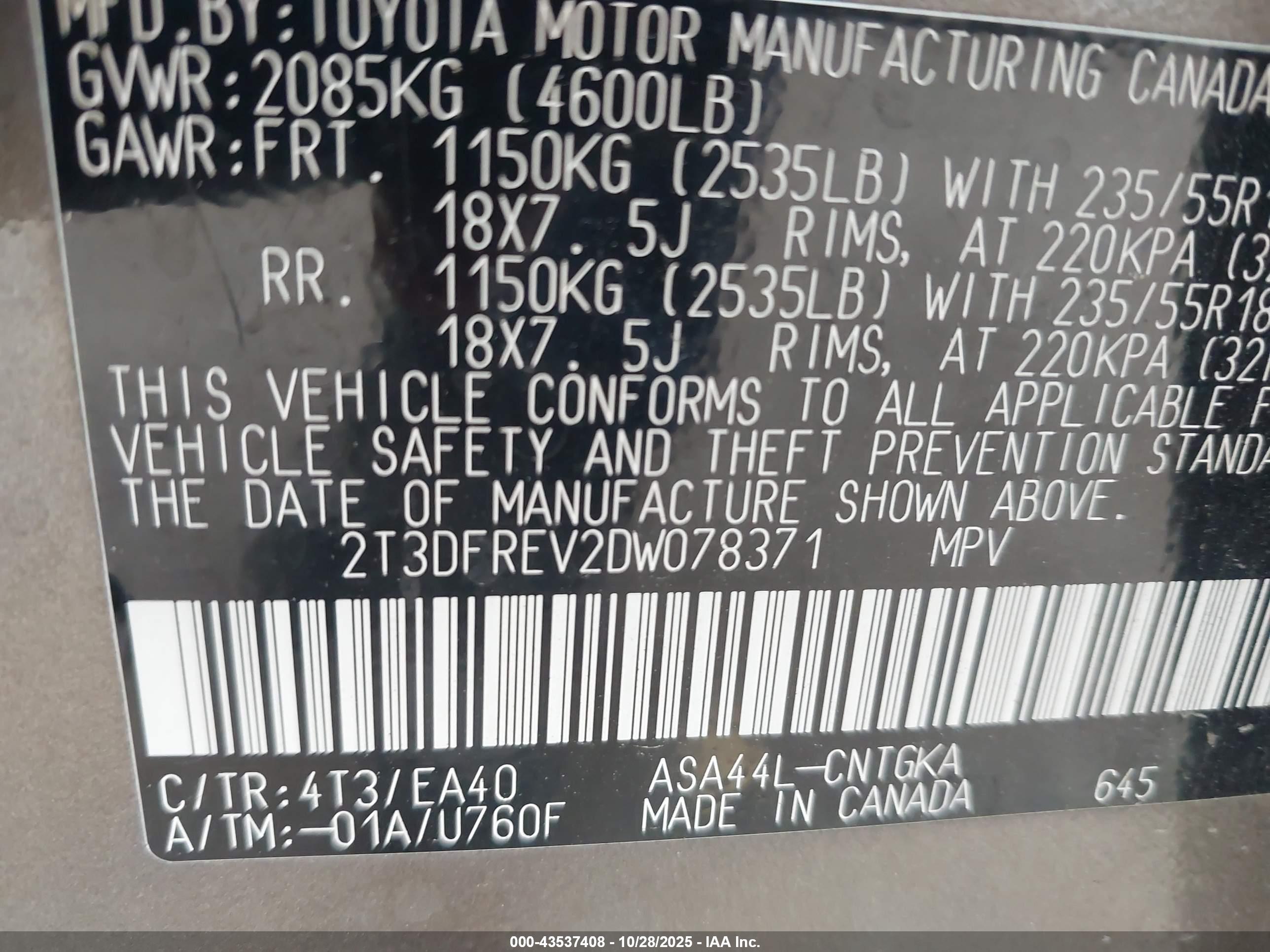 TOYOTA RAV4 image 9