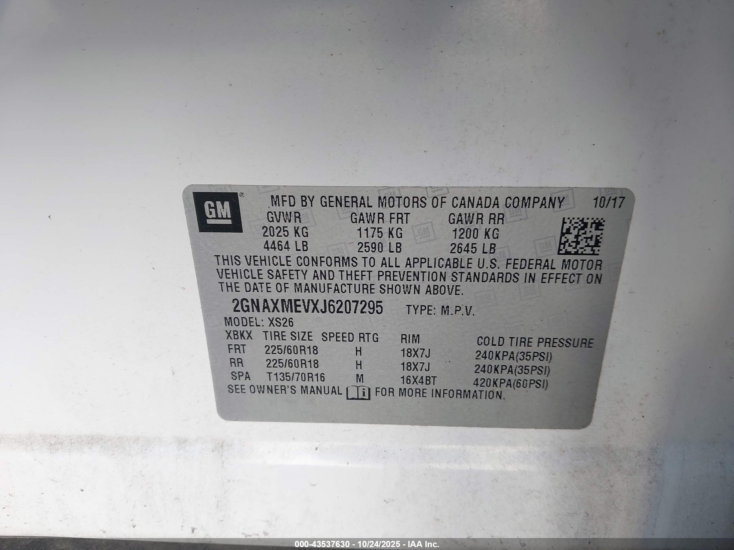 CHEVROLET EQUINOX image 9