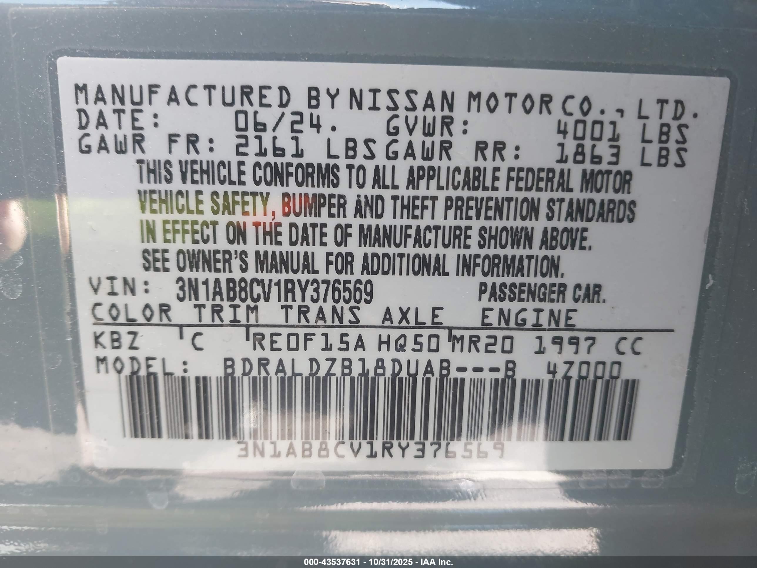 NISSAN SENTRA image 9