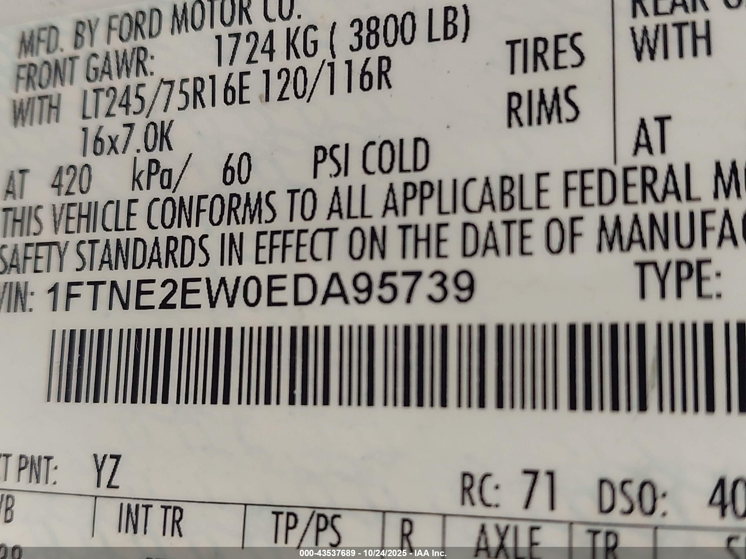 FORD E-250 image 9