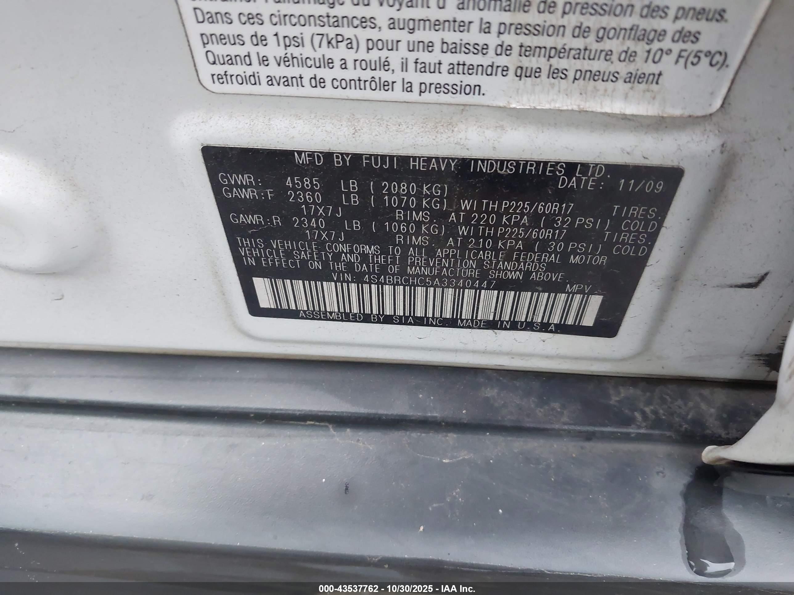 SUBARU OUTBACK image 9