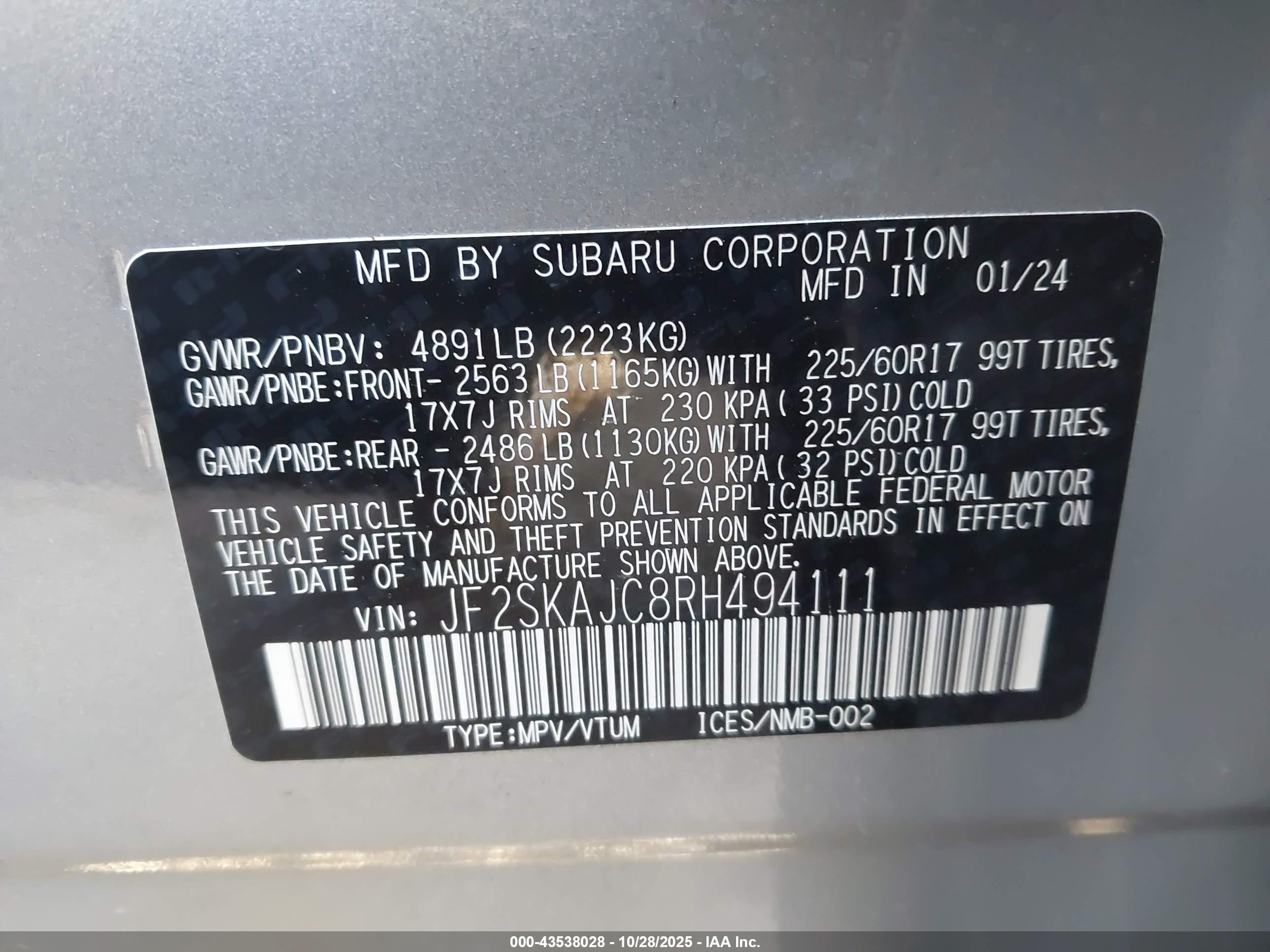 SUBARU FORESTER image 9
