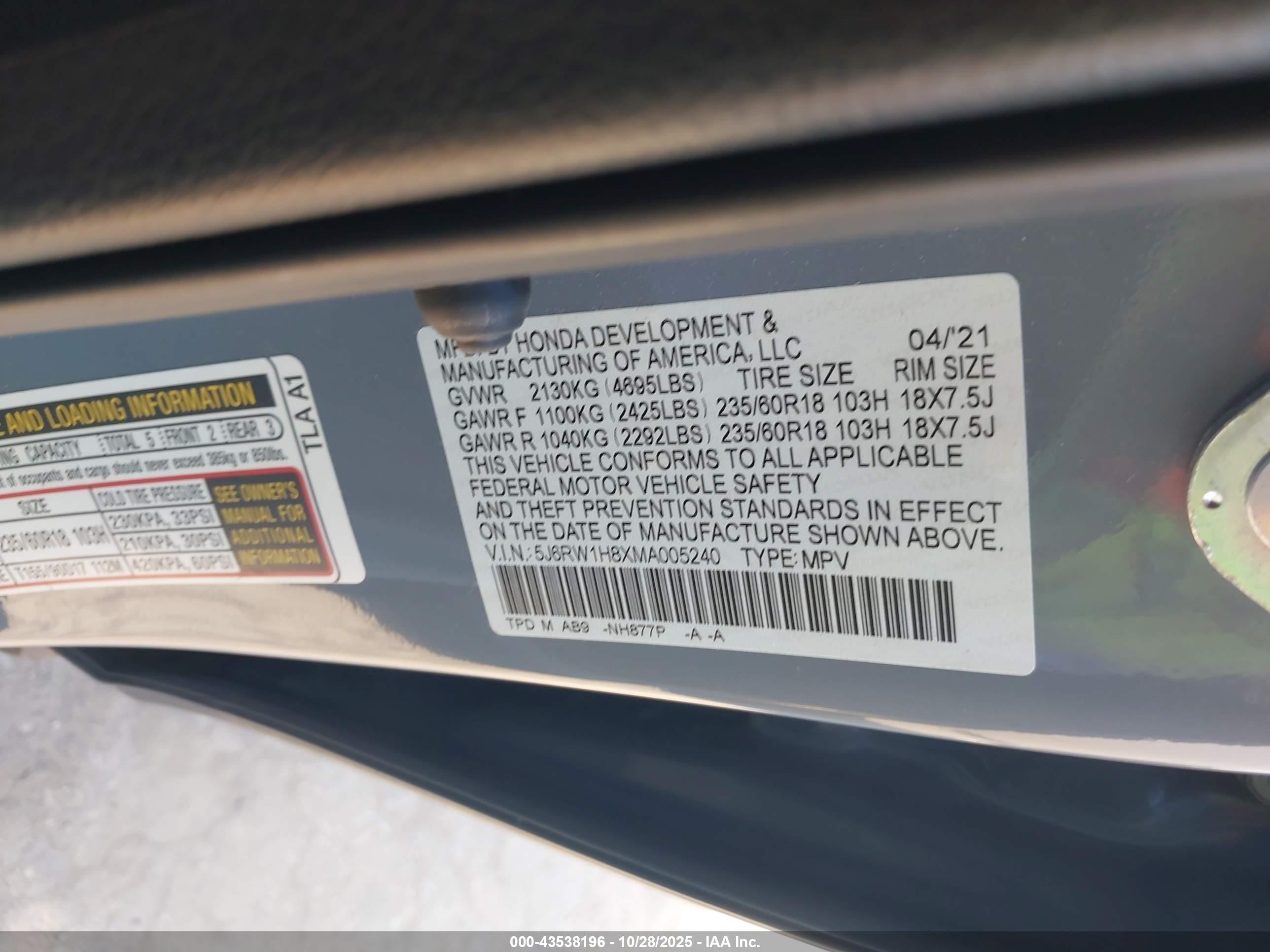 HONDA CR-V image 9