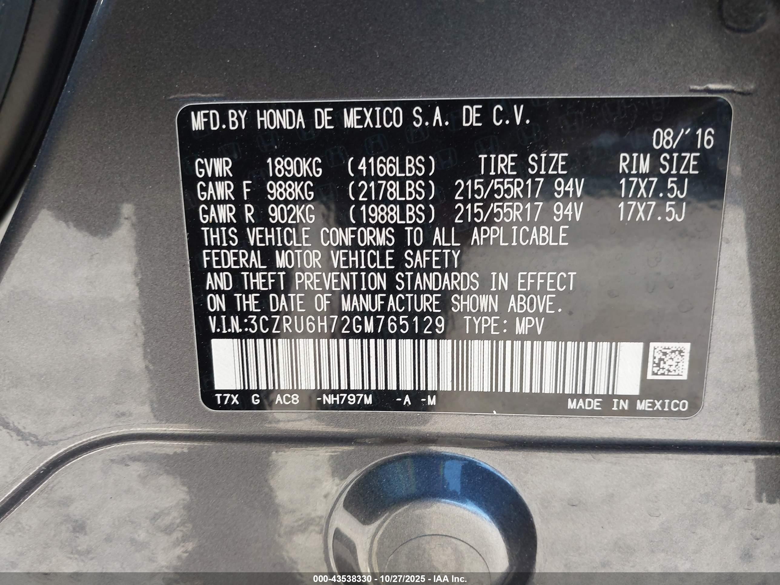 HONDA HR-V image 9