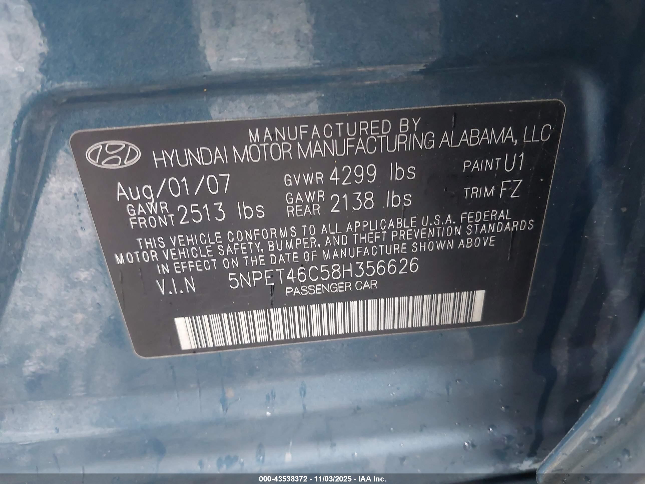 HYUNDAI SONATA image 9