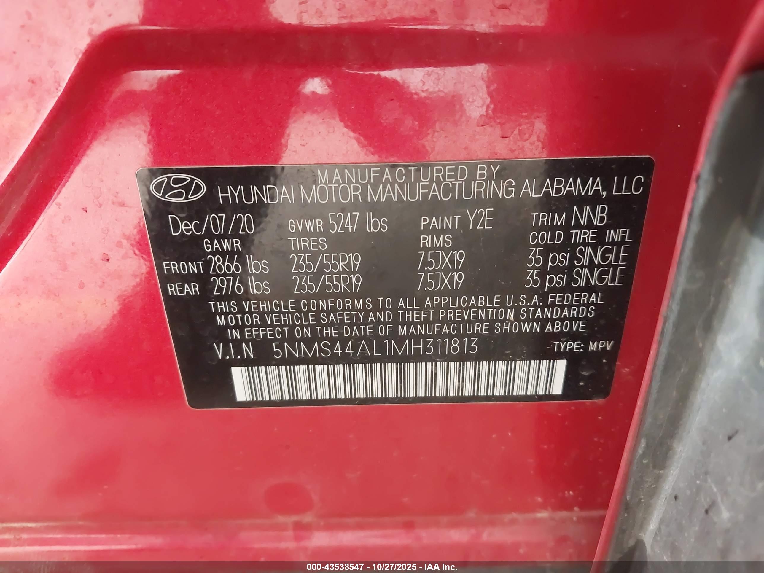 HYUNDAI SANTA image 9