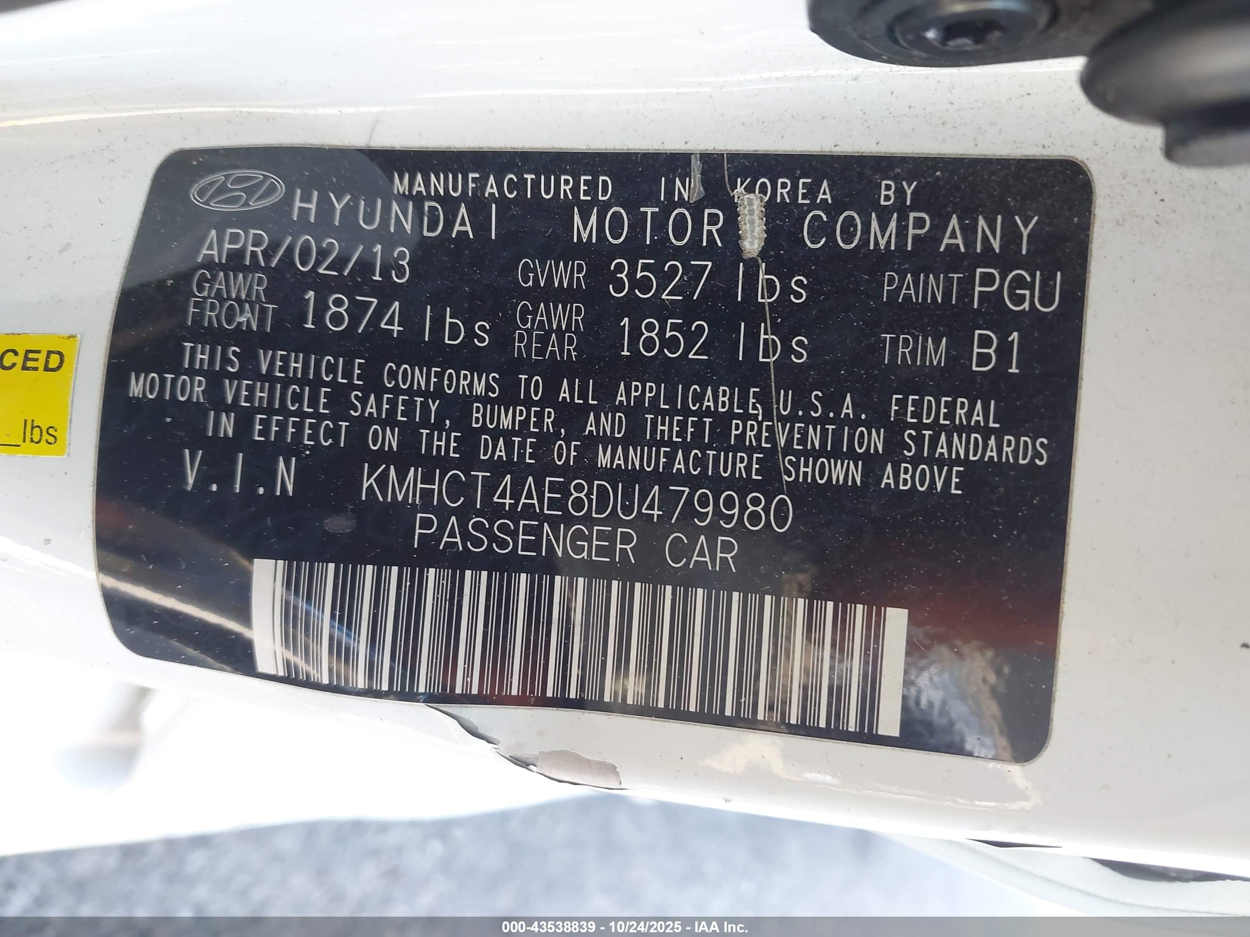 HYUNDAI ACCENT image 9