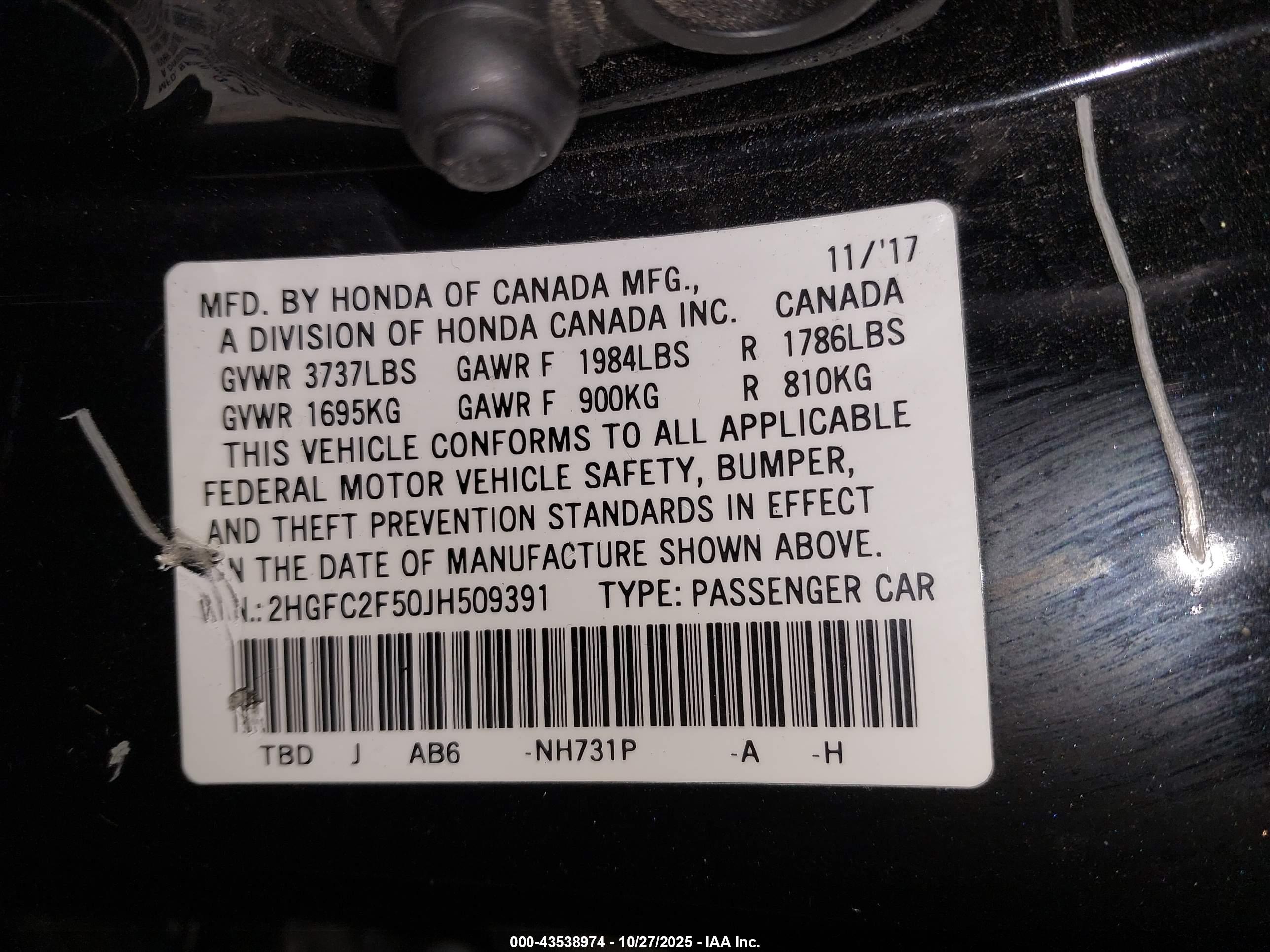 HONDA CIVIC image 9