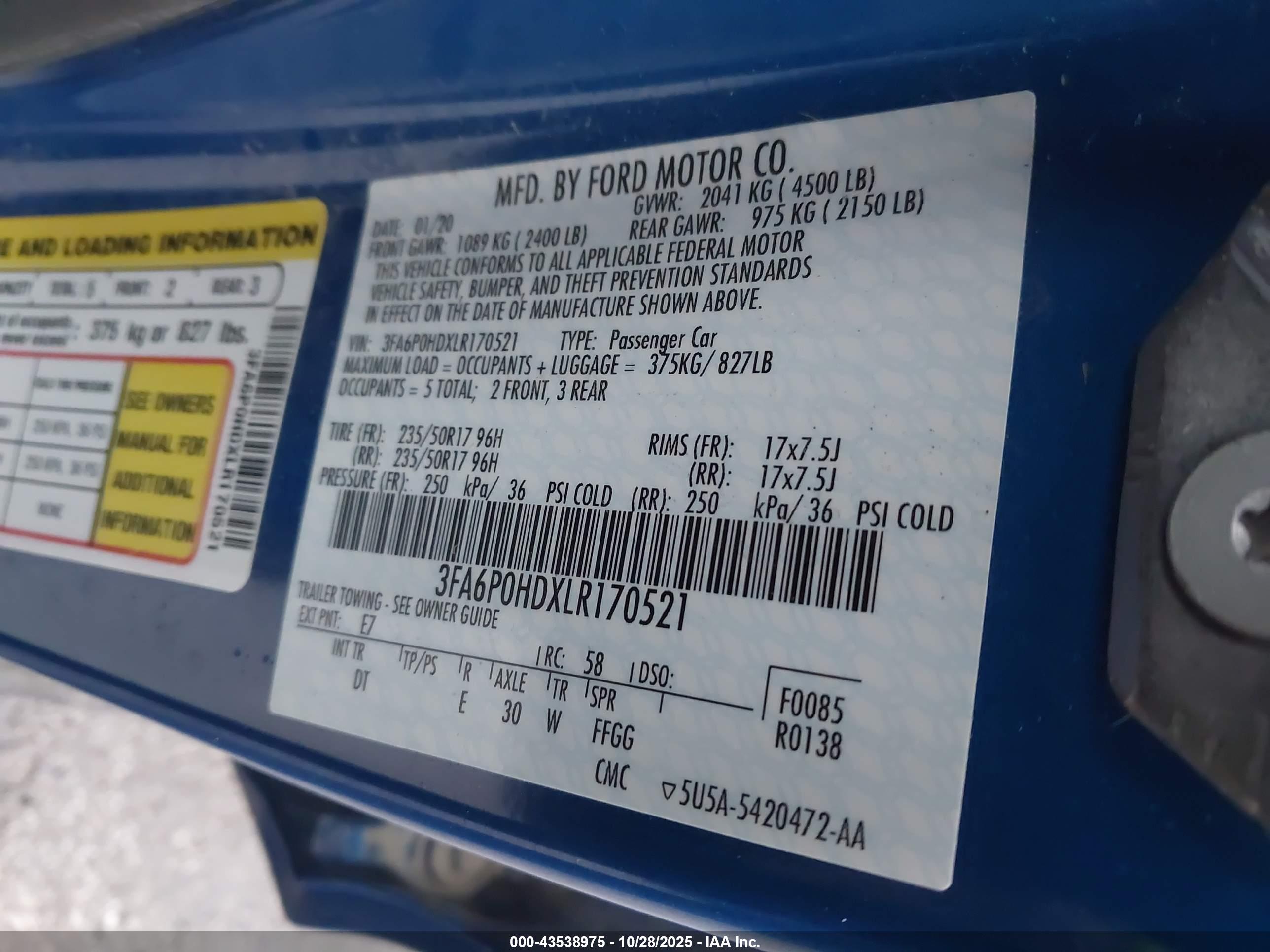 FORD FUSION image 9