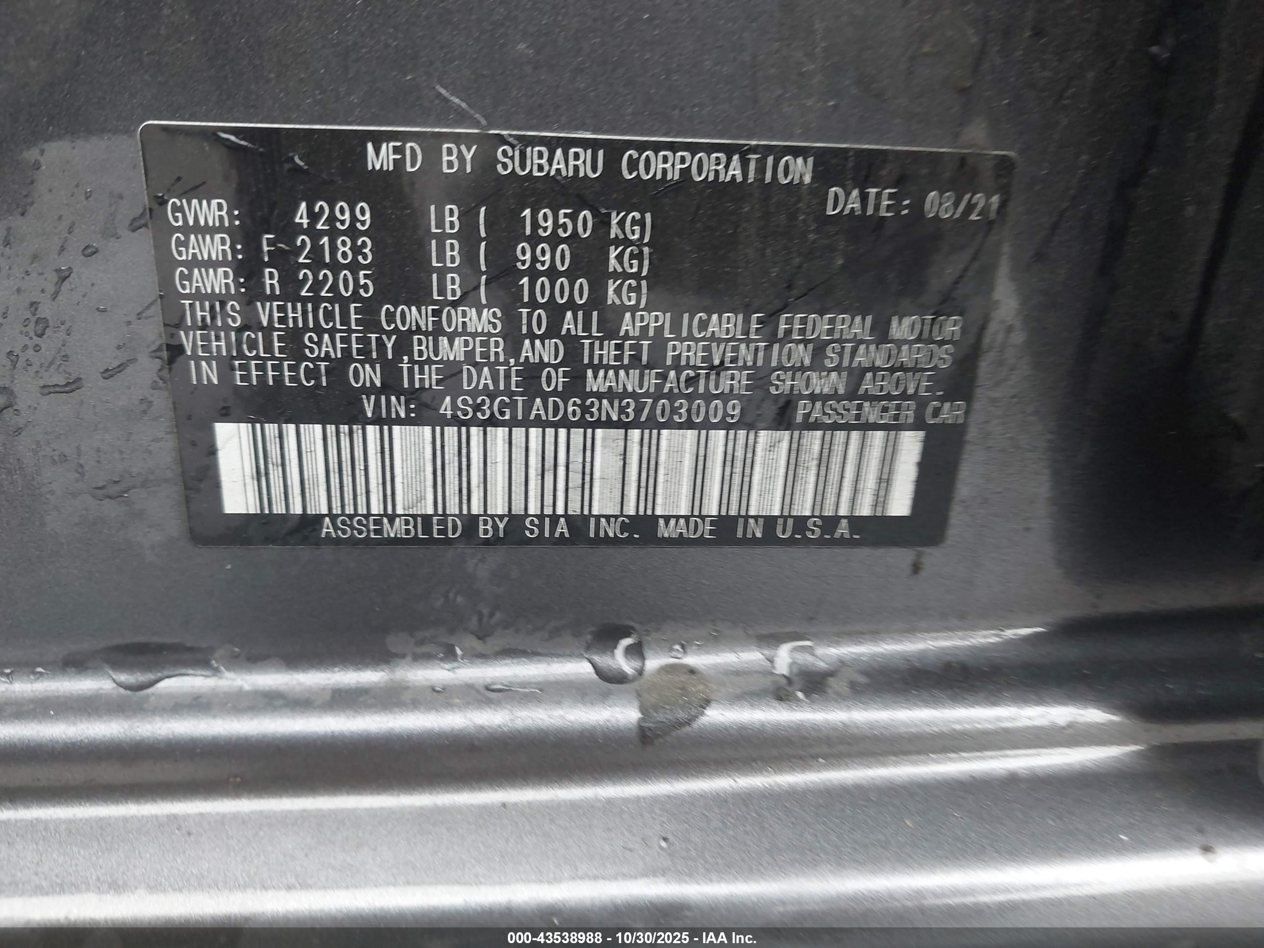 SUBARU IMPREZA image 9