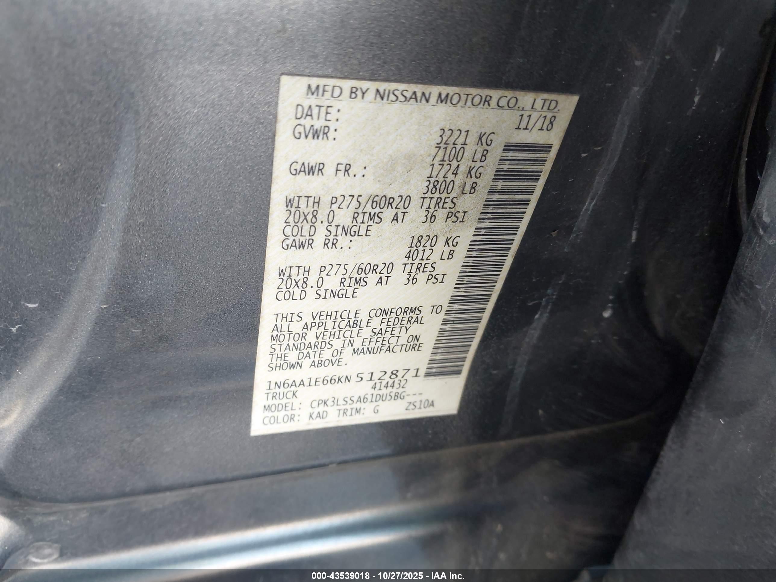 NISSAN TITAN image 9