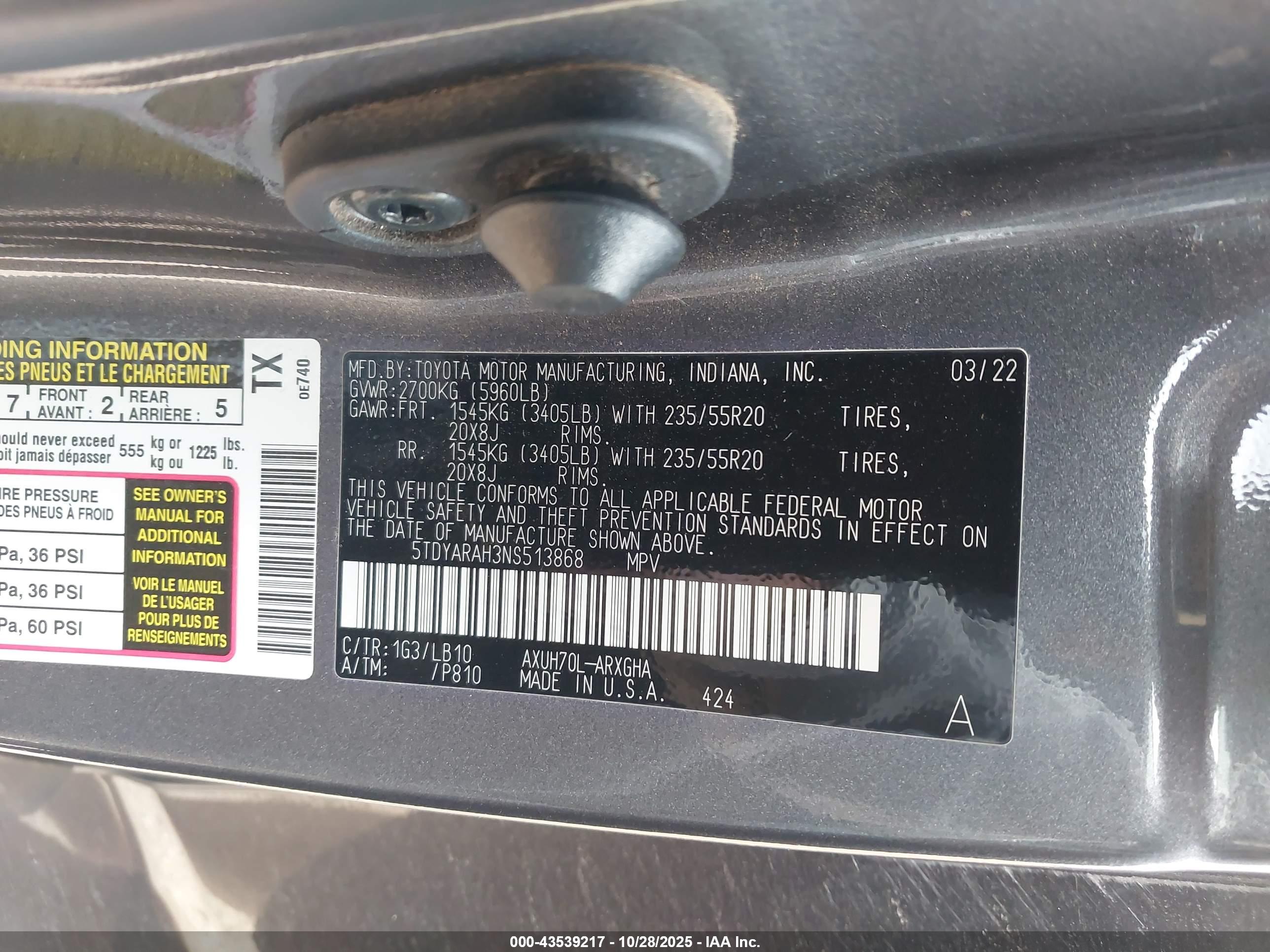 TOYOTA HIGHLANDER image 9