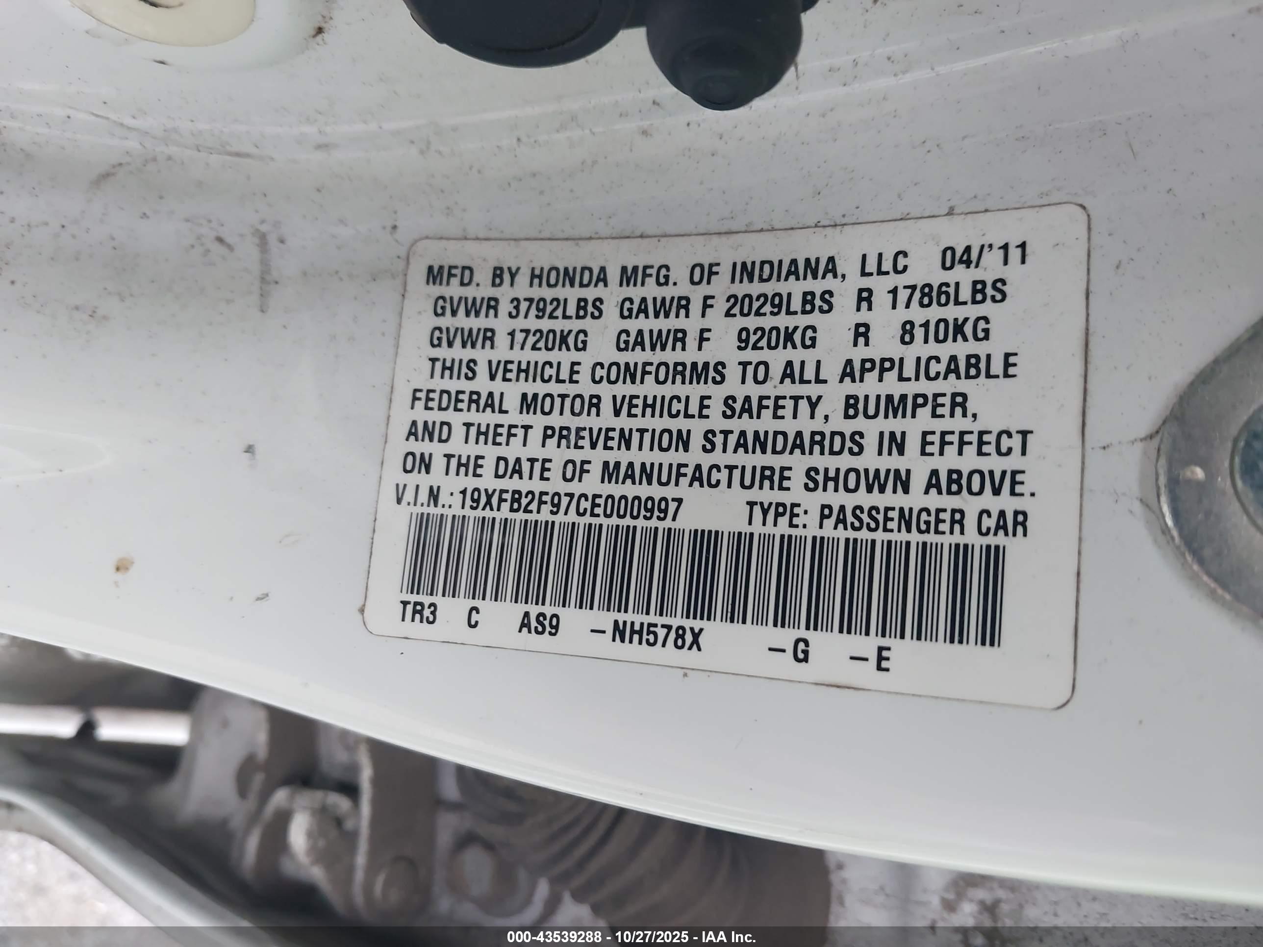 HONDA CIVIC image 9
