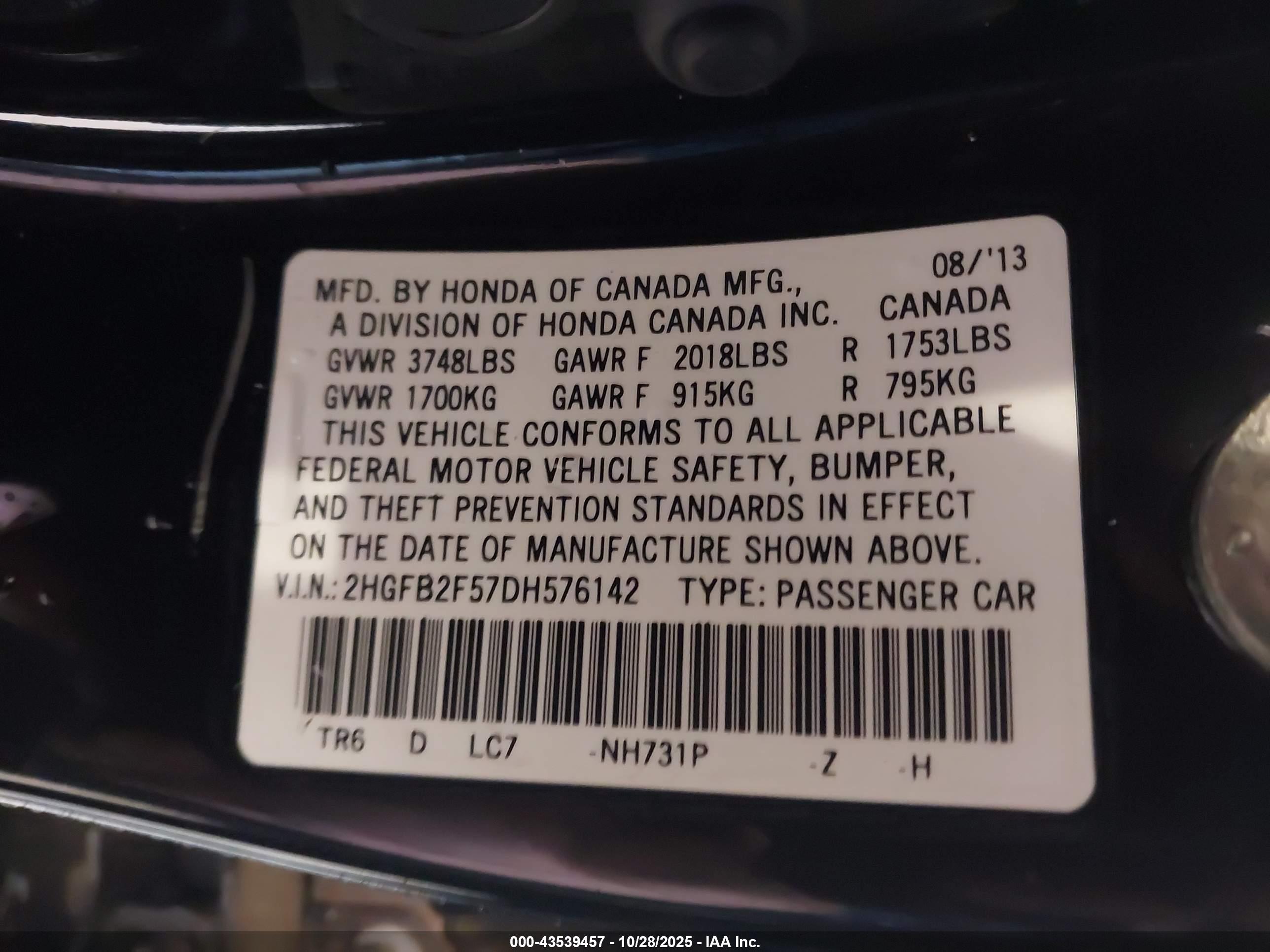 HONDA CIVIC image 9