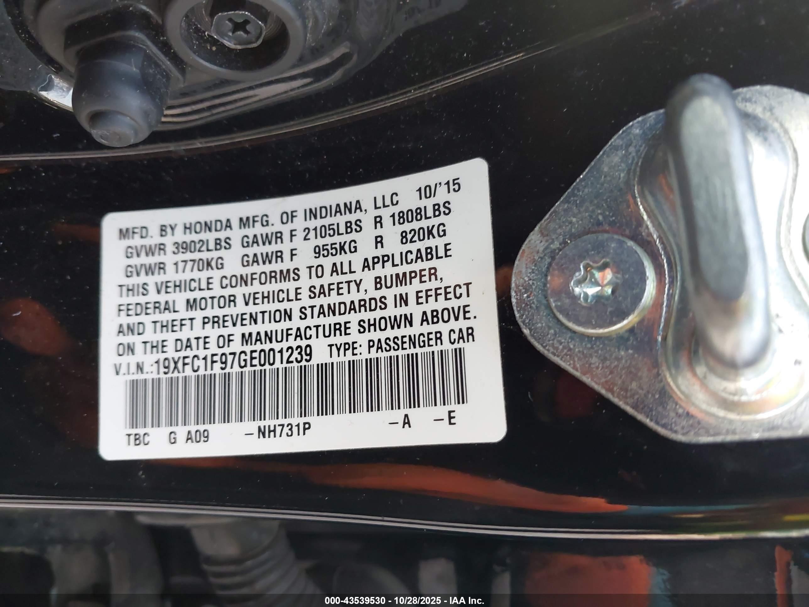 HONDA CIVIC image 9