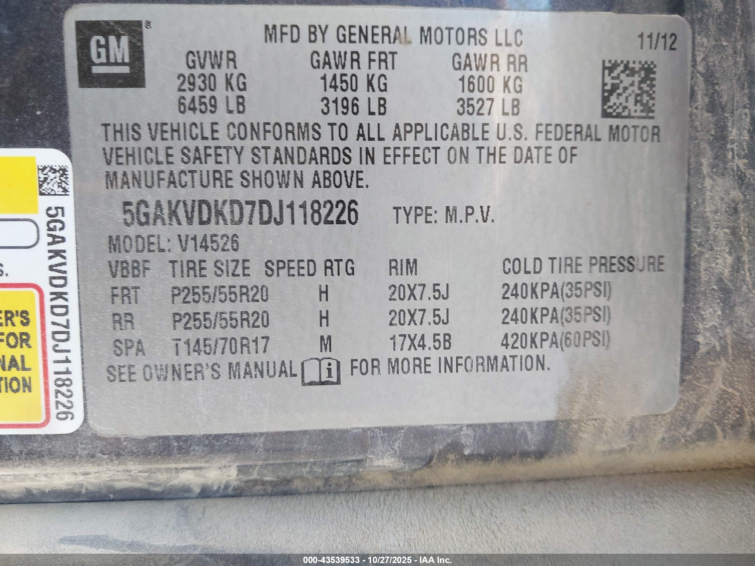 BUICK ENCLAVE image 9