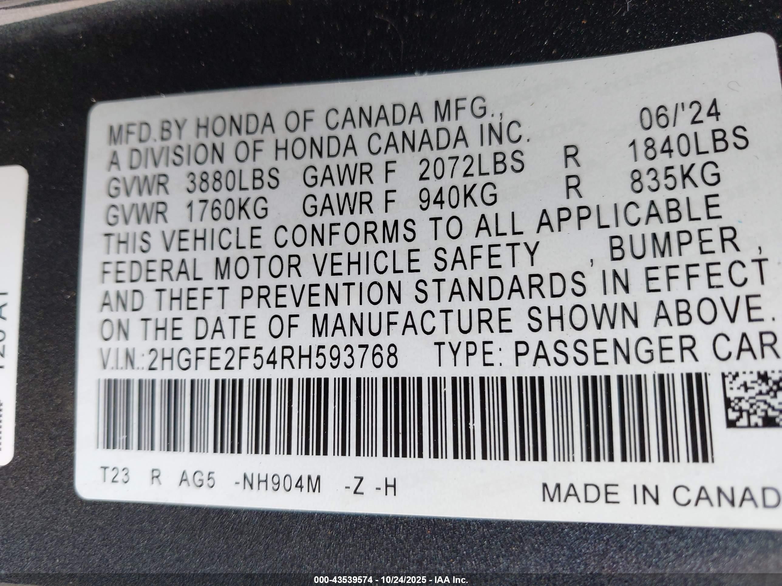 HONDA CIVIC image 9