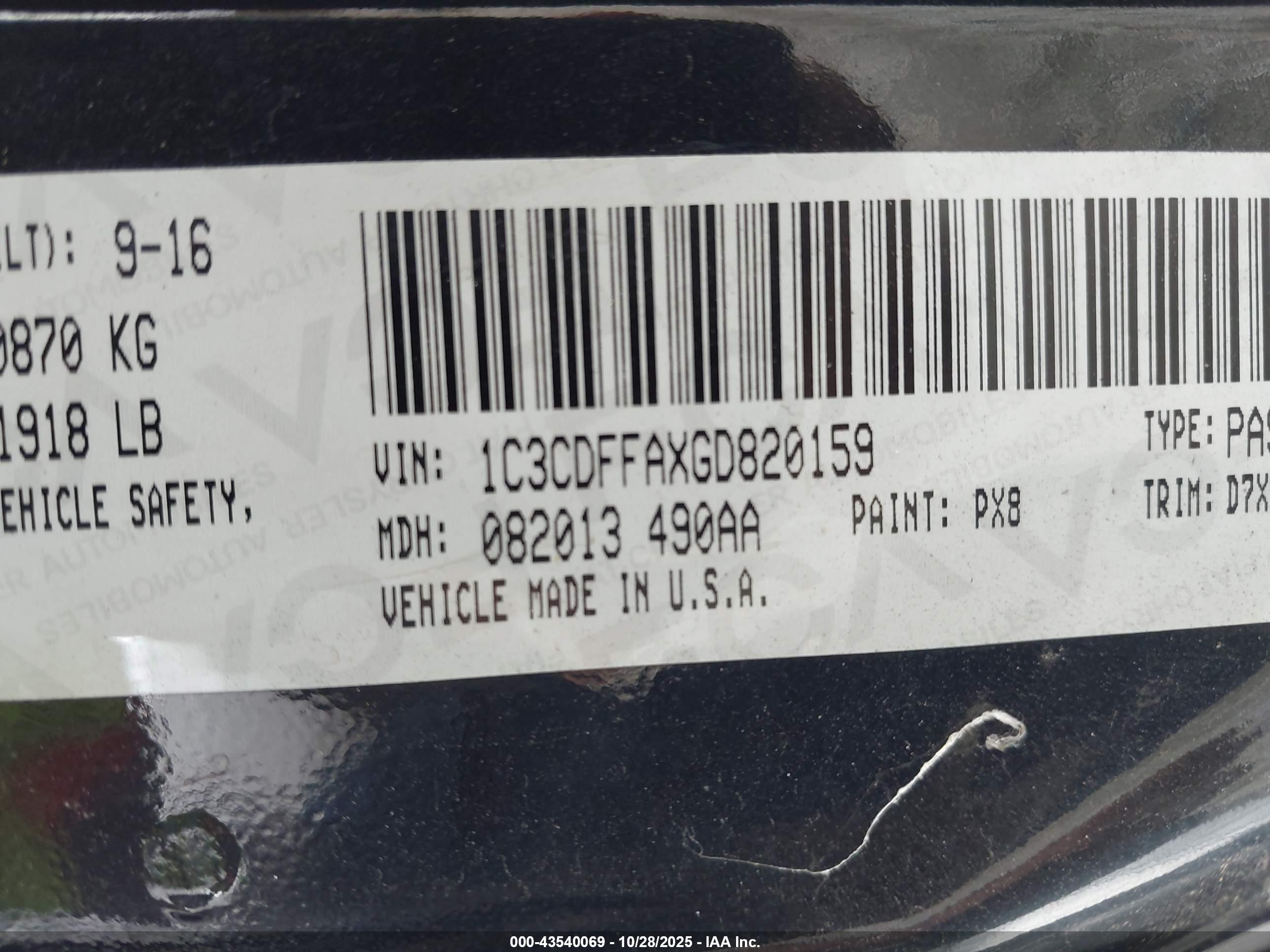 DODGE DART image 9
