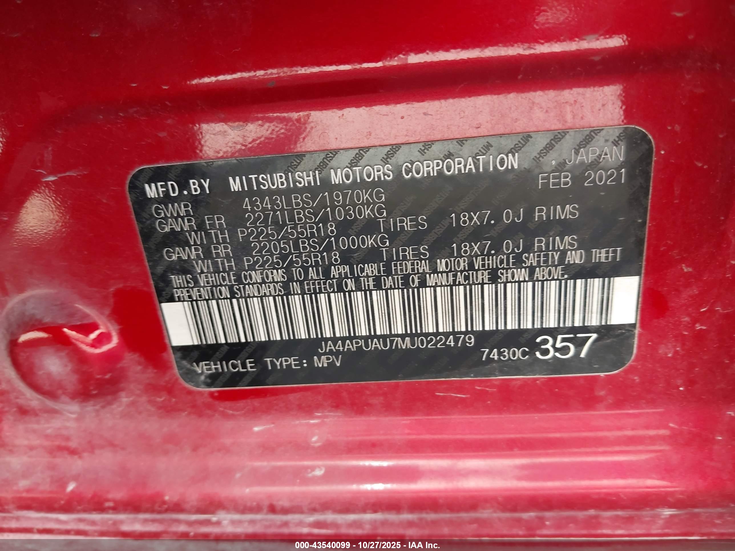 MITSUBISHI OUTLANDER image 9