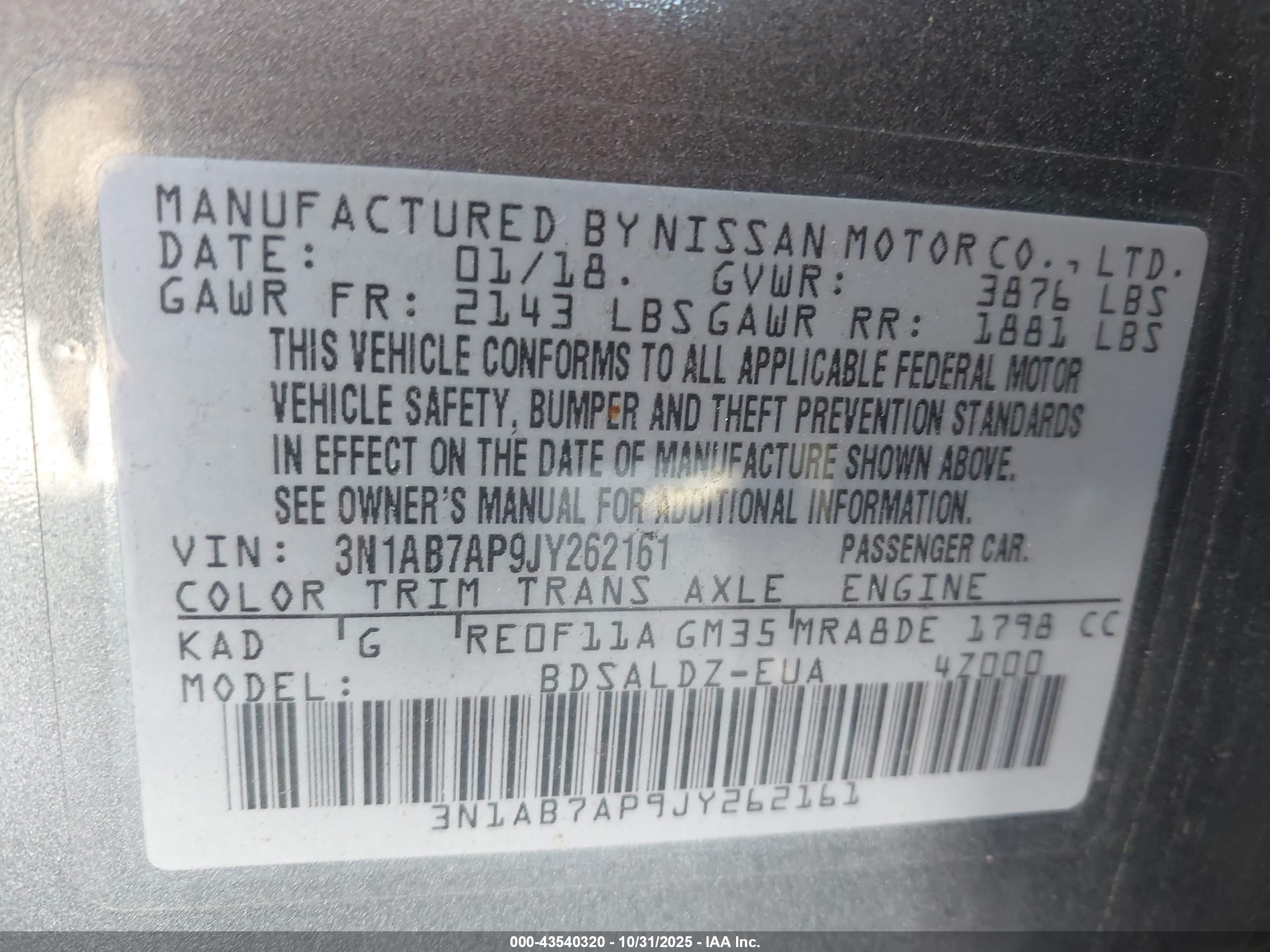 NISSAN SENTRA image 9