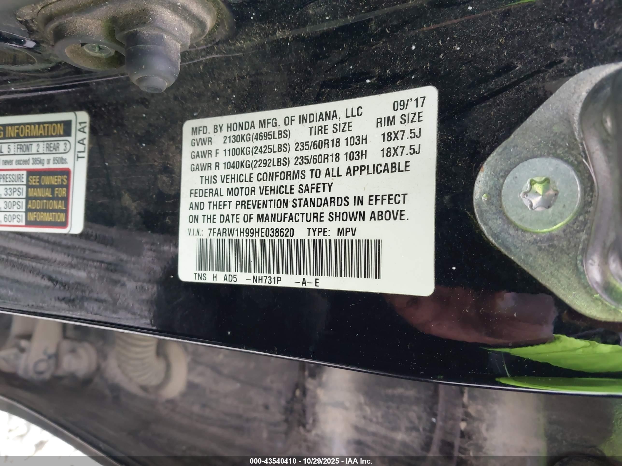 HONDA CR-V image 9