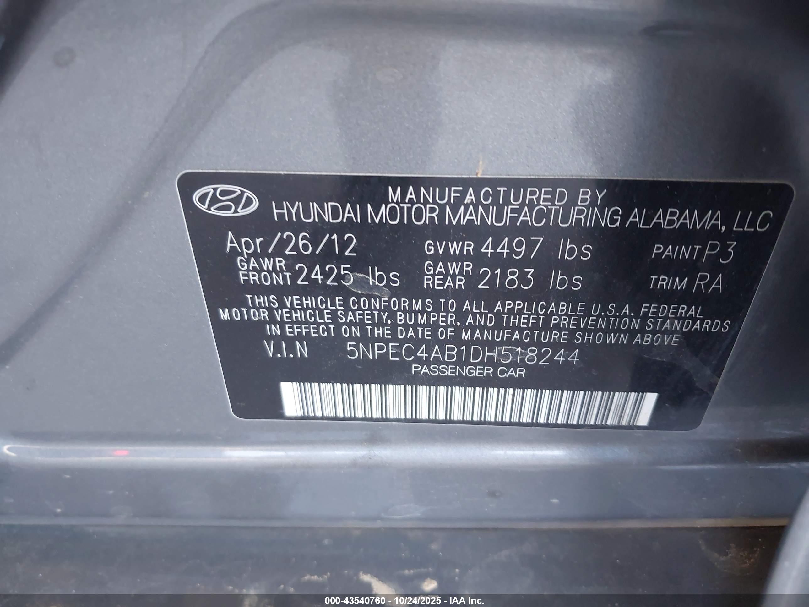 HYUNDAI SONATA image 9