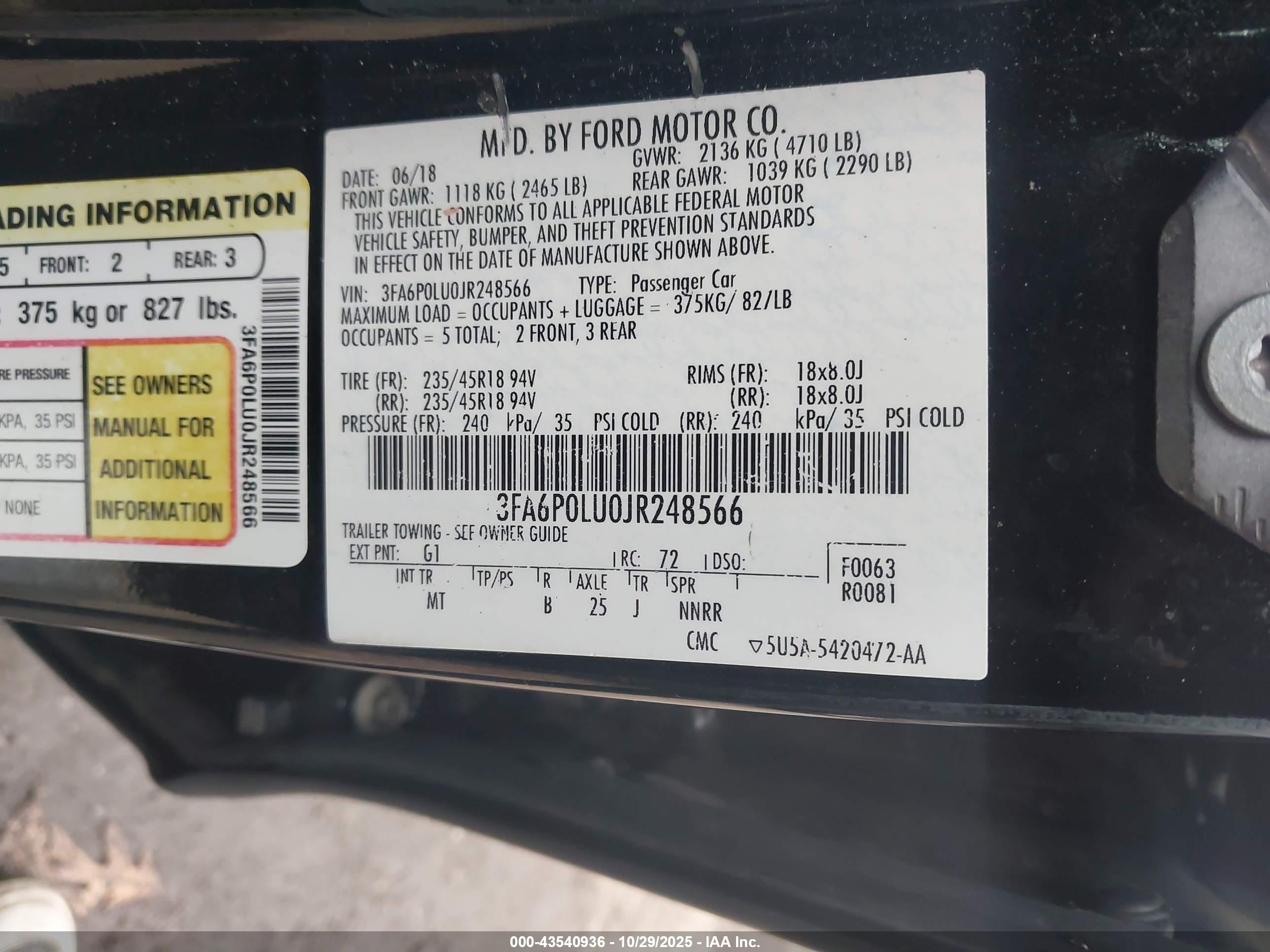 FORD FUSION image 9