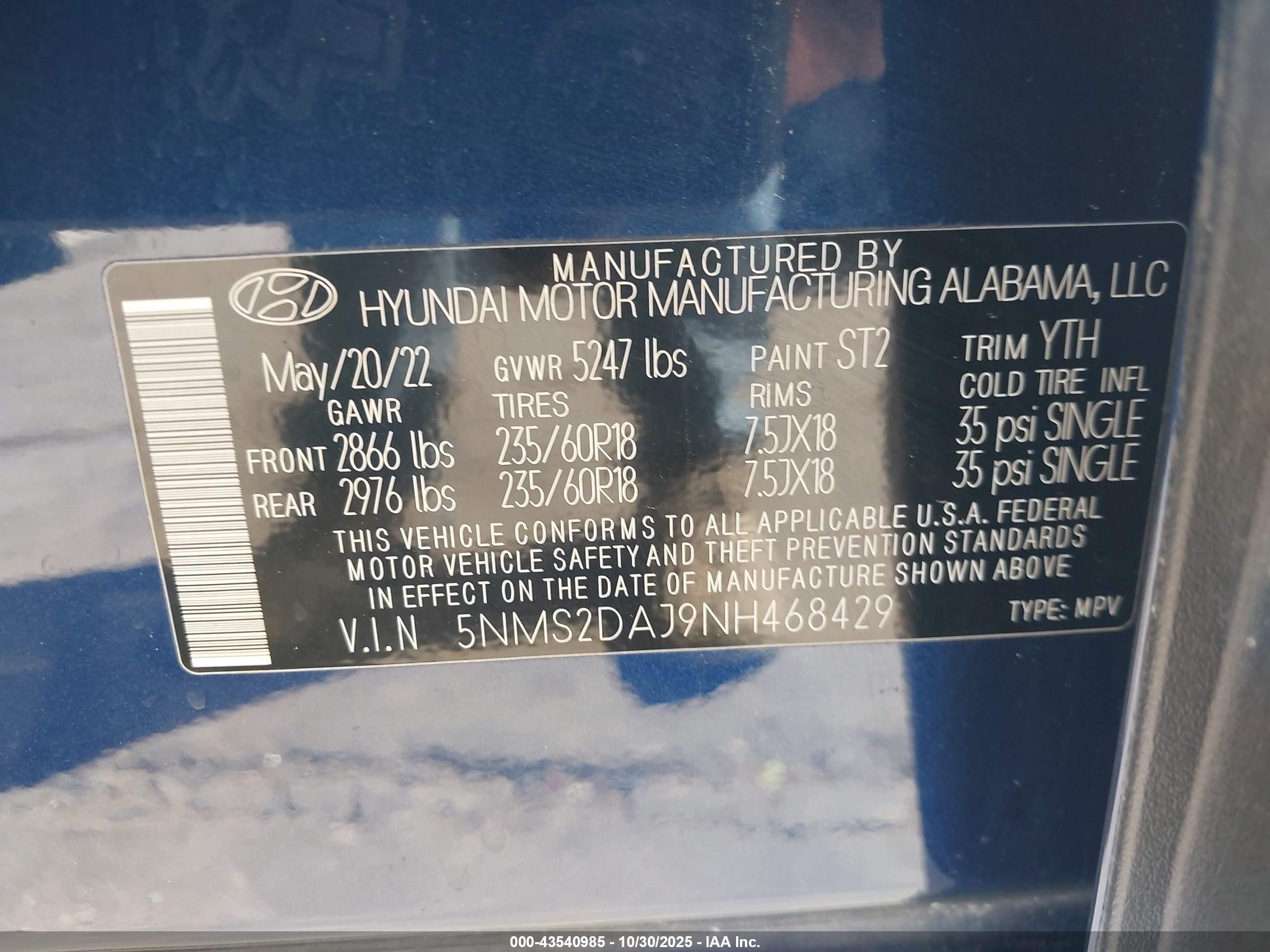 HYUNDAI SANTA image 9