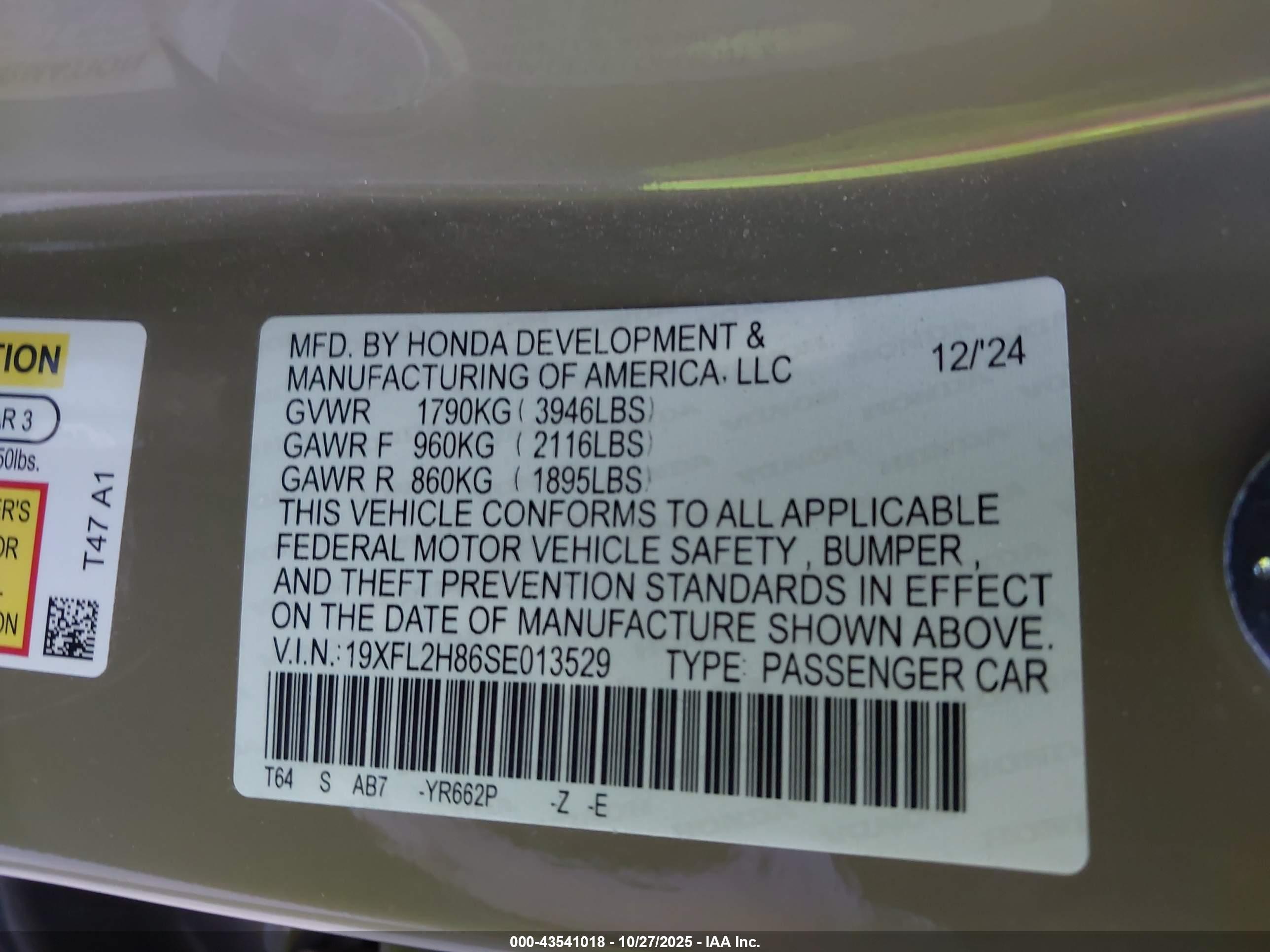 HONDA CIVIC image 9